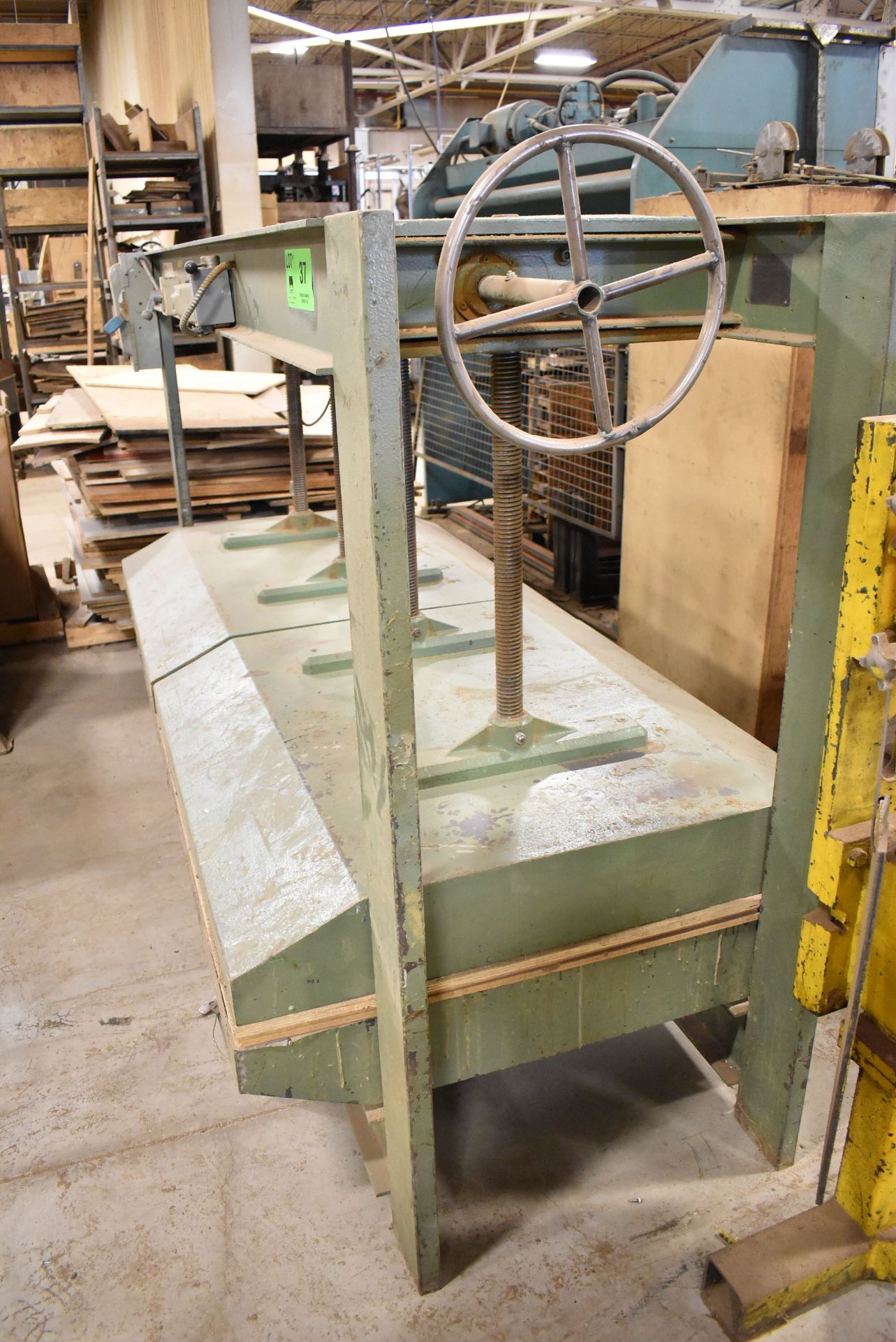 ITALPRESSE 48"X98.5" VENEER PRESS, S/N: 817182 [RIGGING FEE FOR LOT #37 - $550 CDN PLUS APPLICABLE - Image 5 of 6