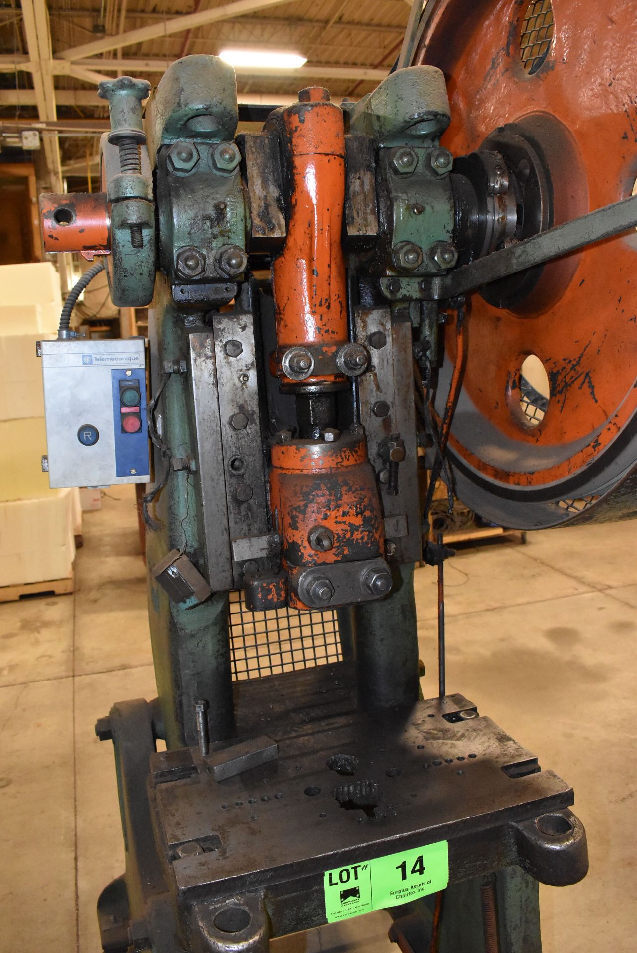 BROWN BOGGS 14LW OBI PUNCH PRESS WITH 14"X22" BED, 7"X8.5" RAM, S/N: N/A [RIGGING FEE FOR LOT # - Image 5 of 5