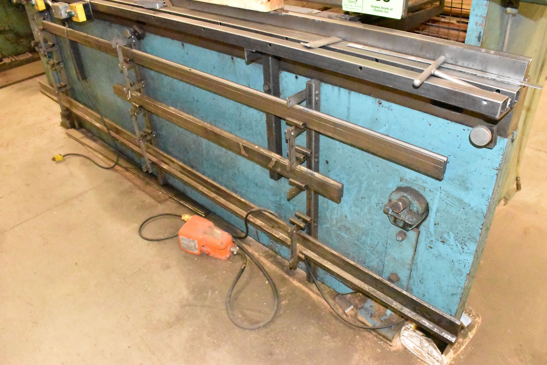 ALLSTEEL 70-10 70TON 10" BRAKE PRESS WITH BACKGAUGE, S/N: 356 (NO TOOLING OR DIES) [RIGGING FEE - Image 12 of 13