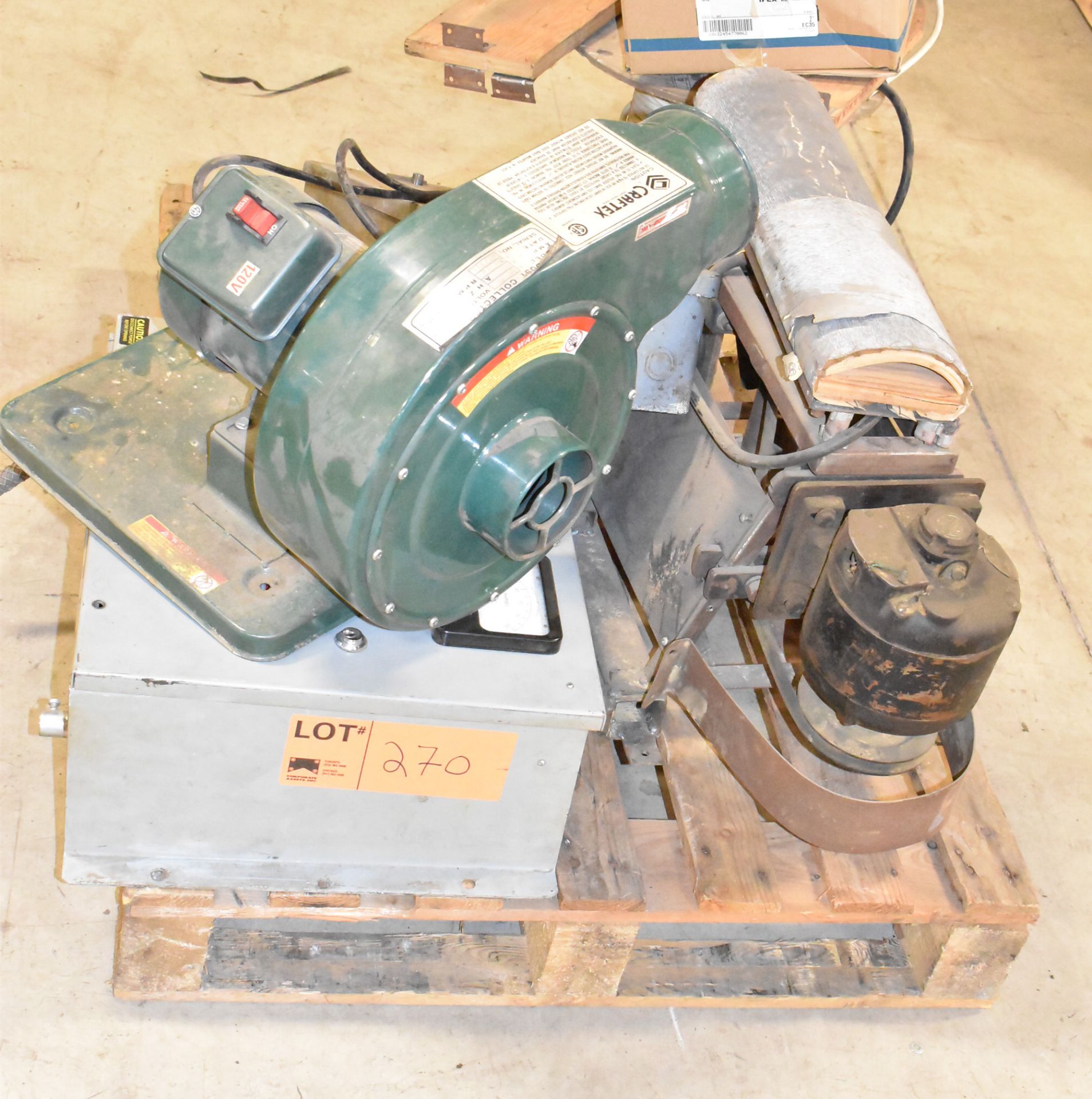 LOT/ ELECTRICAL EQUIPMENT AND BLOWER