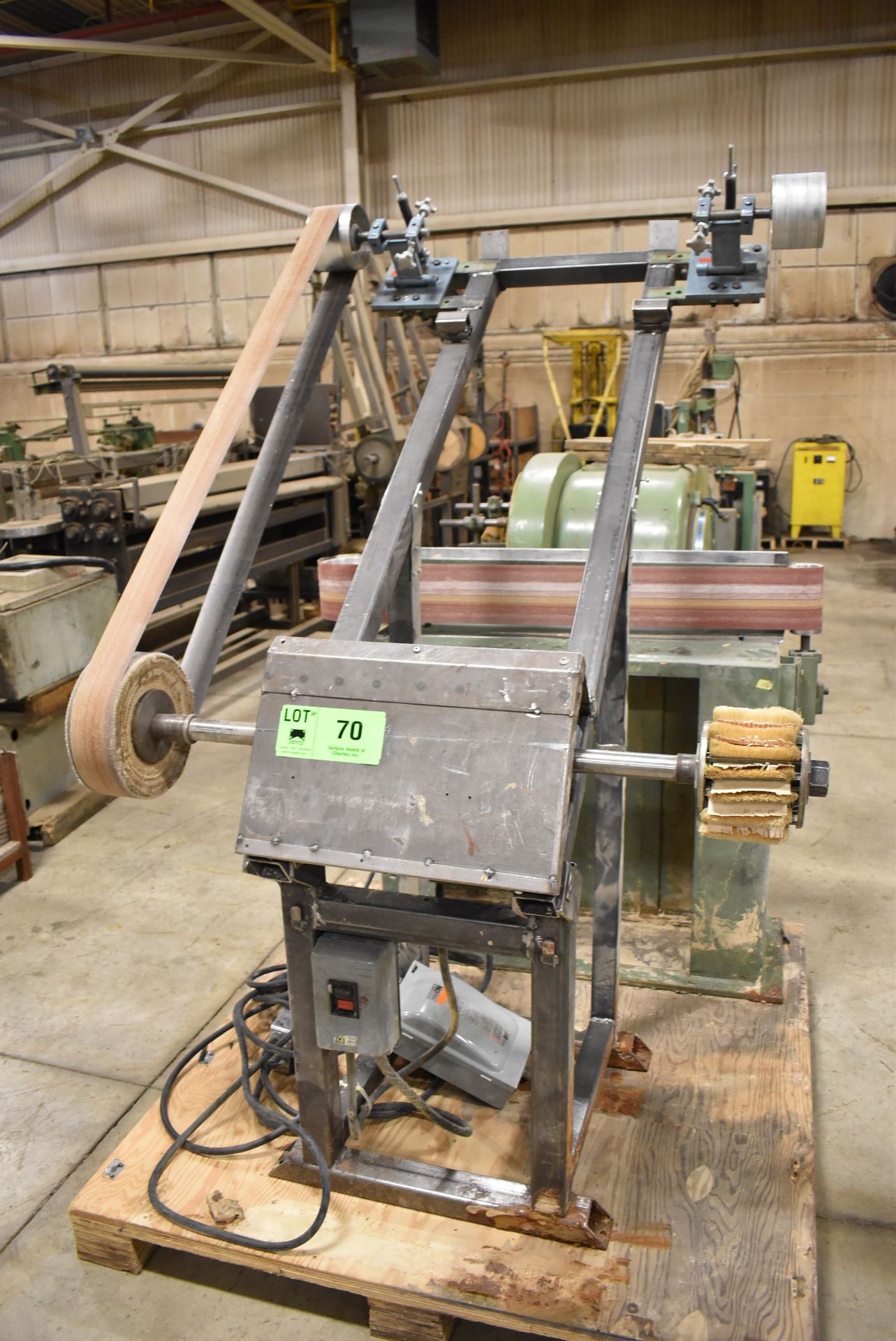 COMBINATION BELT SANDER/FLAPPER, S/N: N/A [RIGGING FEE FOR LOT #70 - $60 CDN PLUS APPLICABLE TAXES] - Image 2 of 2