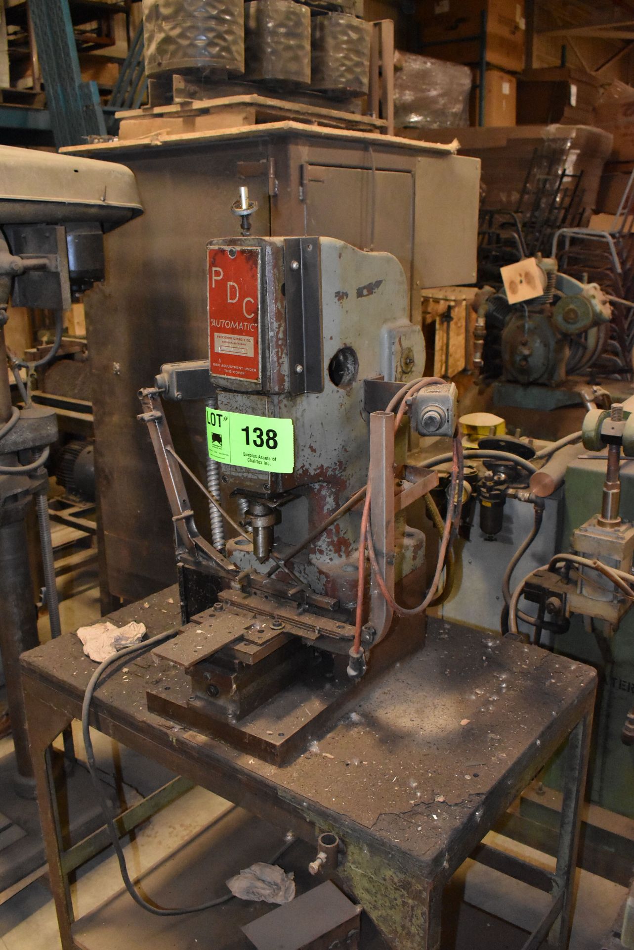 PDC AUTOMATIC BENDER, S/N: N/A [RIGGING FEE FOR LOT #138 - $40 CDN PLUS APPLICABLE TAXES]