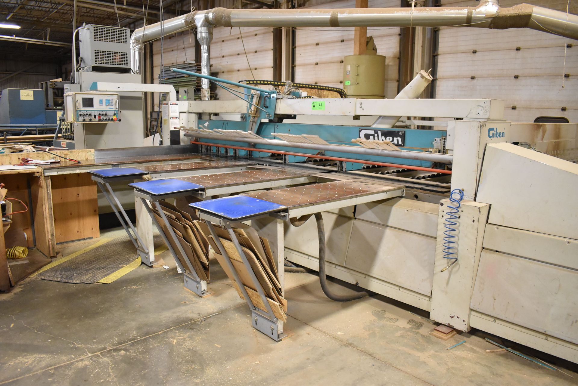 GIBEN PRISMATIC 100 12' CNC PANEL SAW WITH MICROCONTROLLER MCL CNC CONTROL, POWERFEED, PNEUMATIC - Image 2 of 7