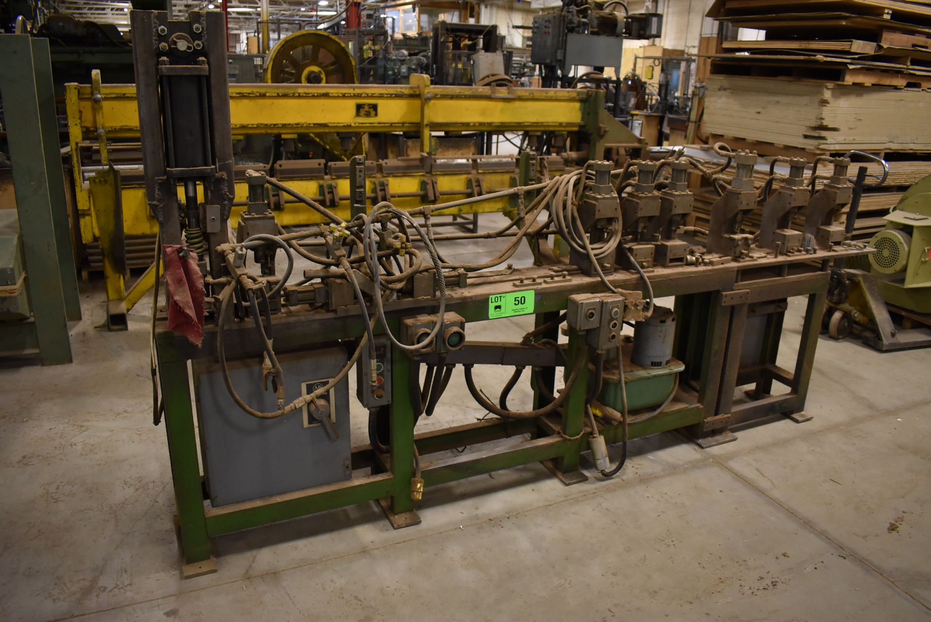 CHAIRTEX CUSTOM MULTI-HEAD ASSEMBLY FIXTURING MACHINE, S/N: N/A [RIGGING FEE FOR LOT #50 - $300