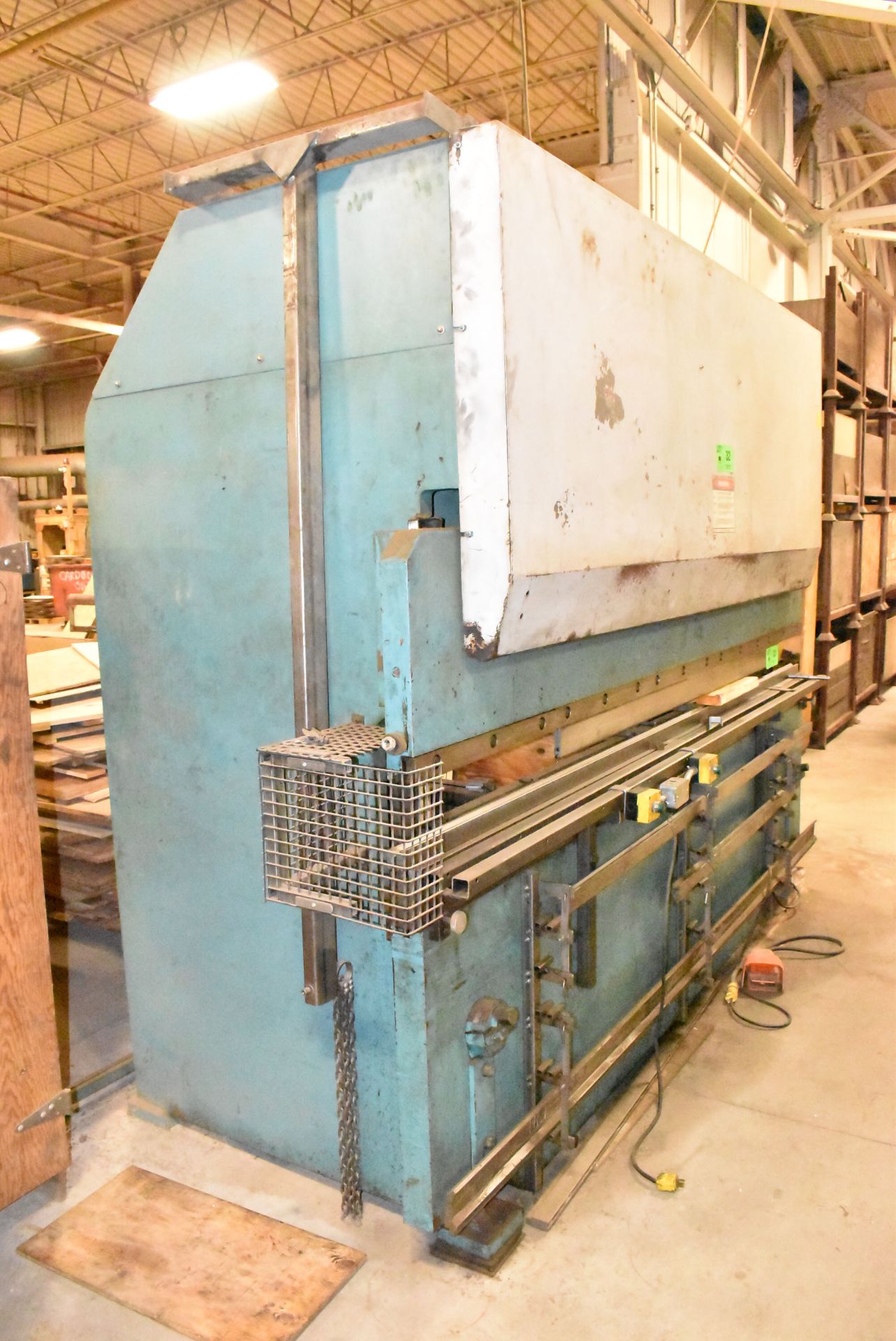 ALLSTEEL 70-10 70TON 10" BRAKE PRESS WITH BACKGAUGE, S/N: 356 (NO TOOLING OR DIES) [RIGGING FEE - Image 8 of 13