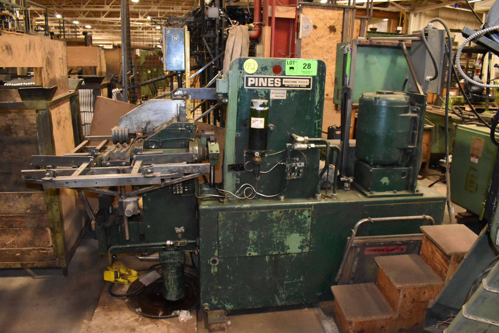 PINES M-64796 TUBE BENDER, S/N: 44362-76192 [RIGGING FEE FOR LOT #28 - $550 CDN PLUS APPLICABLE