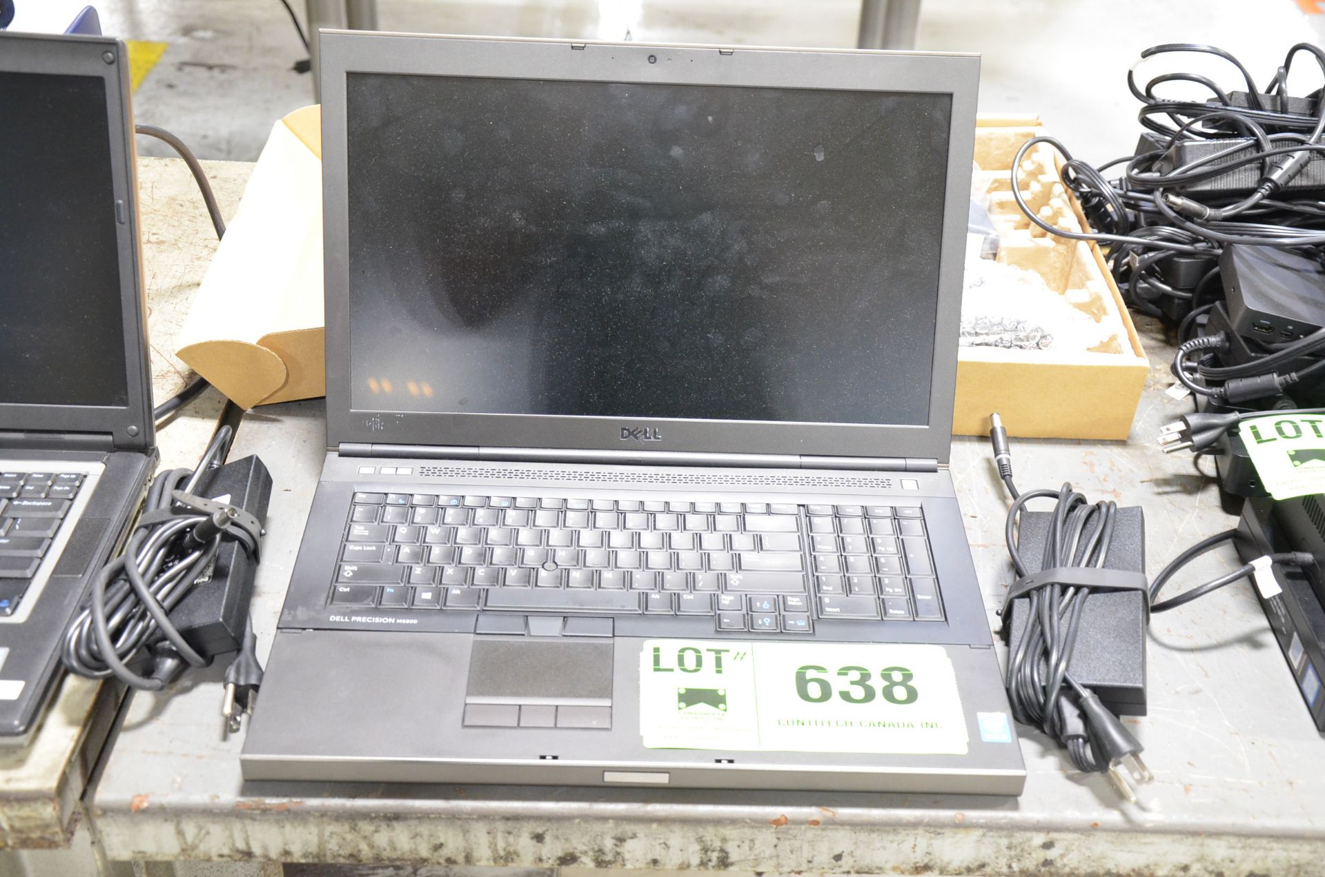 DELL PRECISION M6800 LAPTOP WITH CORE 7 PROCESSOR, AND CHARGER, S/N N/A [RIGGING FEE FOR LOT #