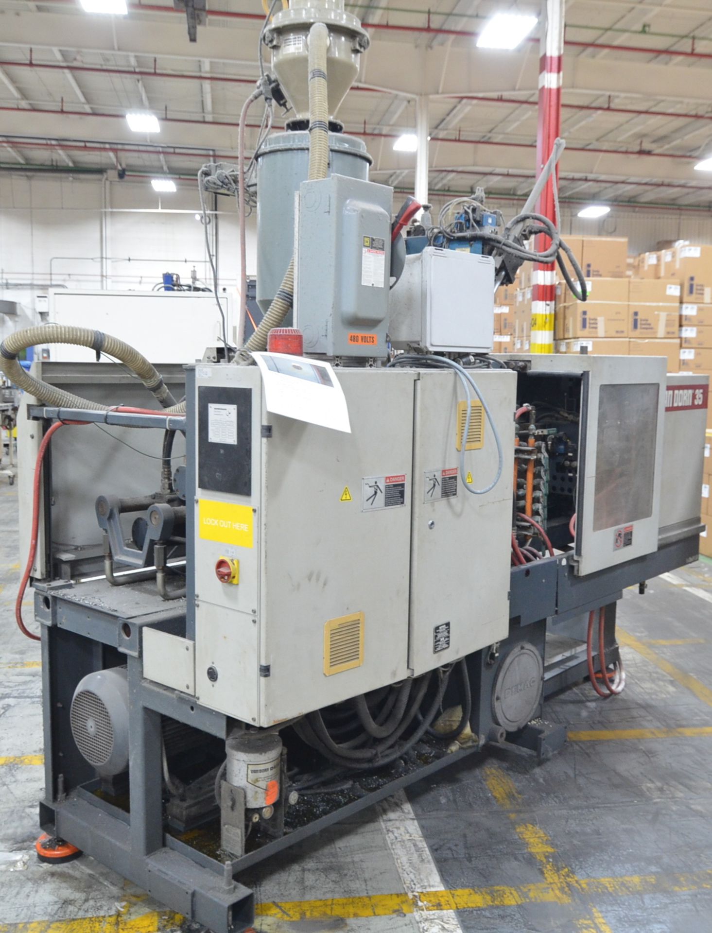 VAN DORN 35 ET SYSTEM CNC HORIZONTAL INJECTION MOLDING MACHINE WITH MANNESMANN DEMAG NC4 CNC - Image 9 of 14