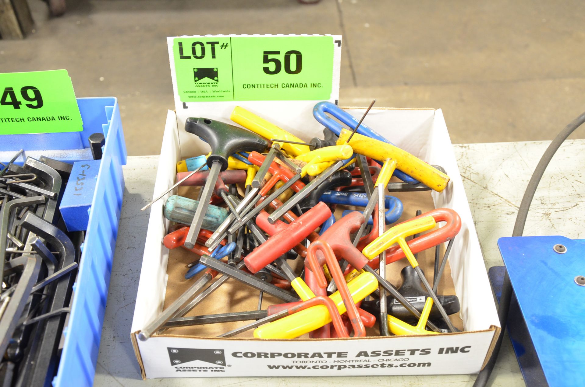 LOT/ ALLEN WRENCHES [RIGGING FEE FOR LOT #50 - $20 USD PLUS APPLICABLE TAXES]