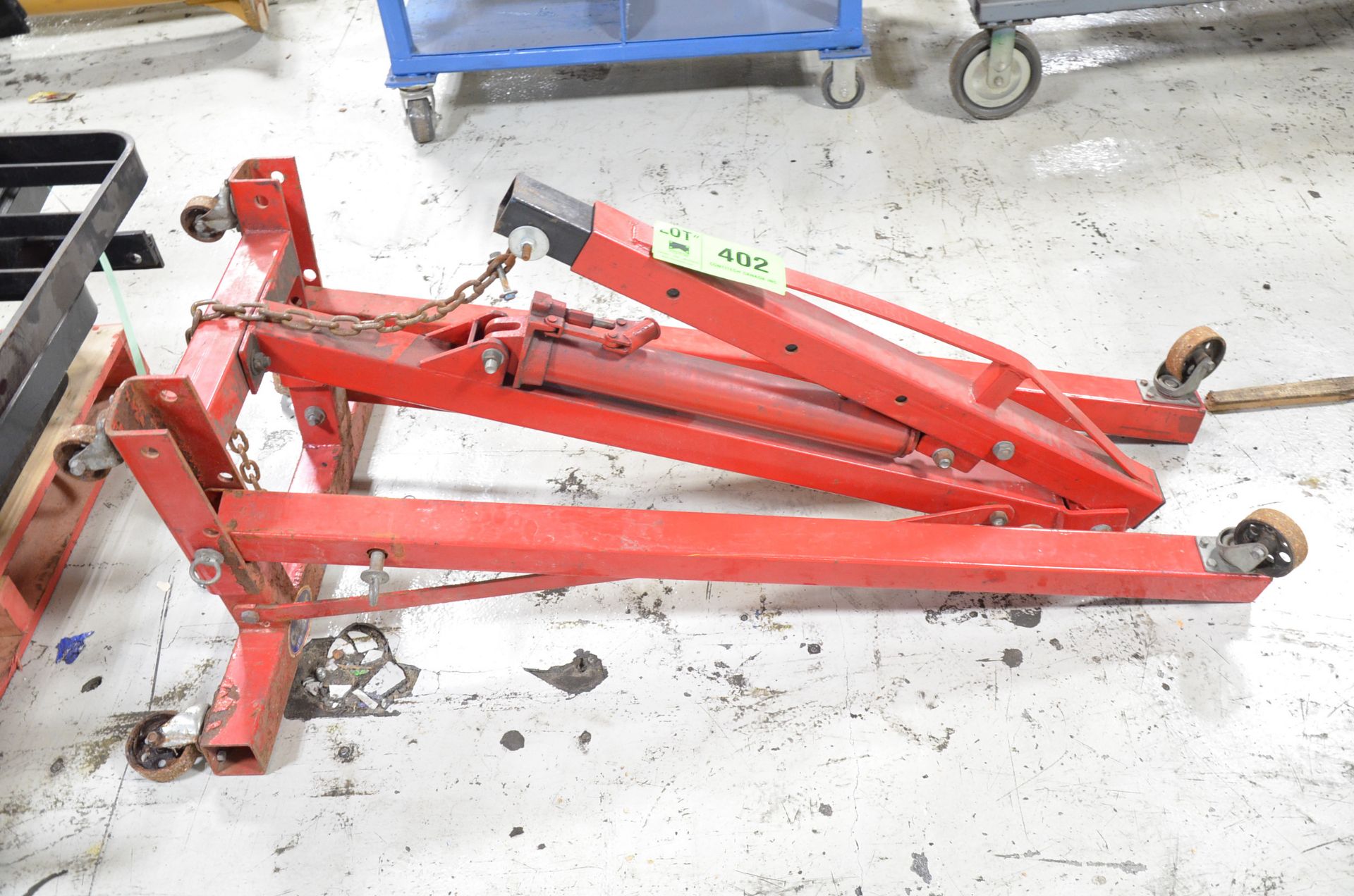 COOPER 2TON CAPACITY FOLDING ENGINE HOIST, S/N N/A [RIGGING FEE FOR LOT #402 - $25 USD PLUS