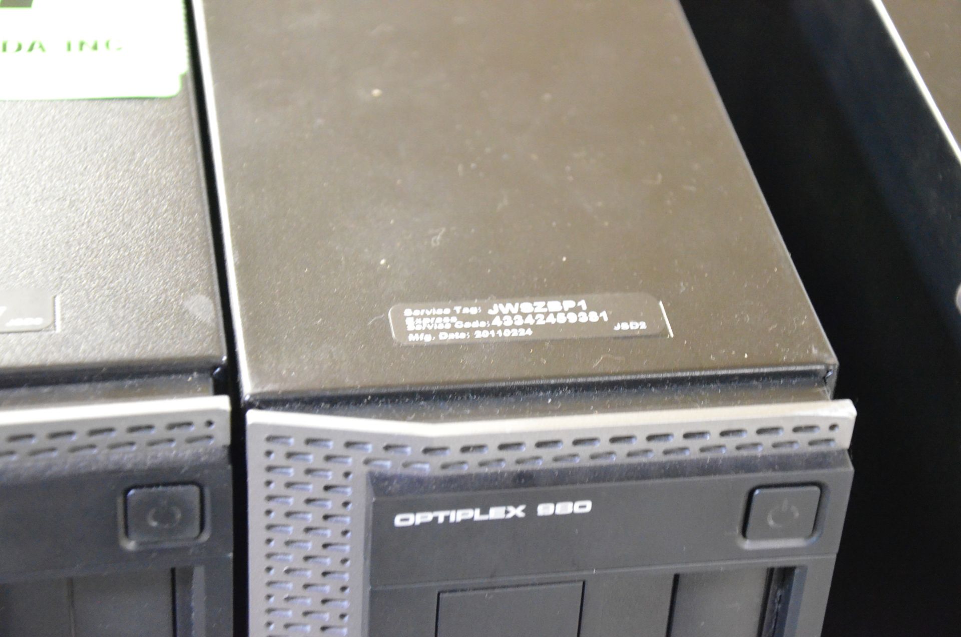 LOT/ (4) DELL OPTIPLEX 980 CORE I5 DESKTOP PCS [RIGGING FEE FOR LOT #657 - $20 USD PLUS APPLICABLE - Image 5 of 5