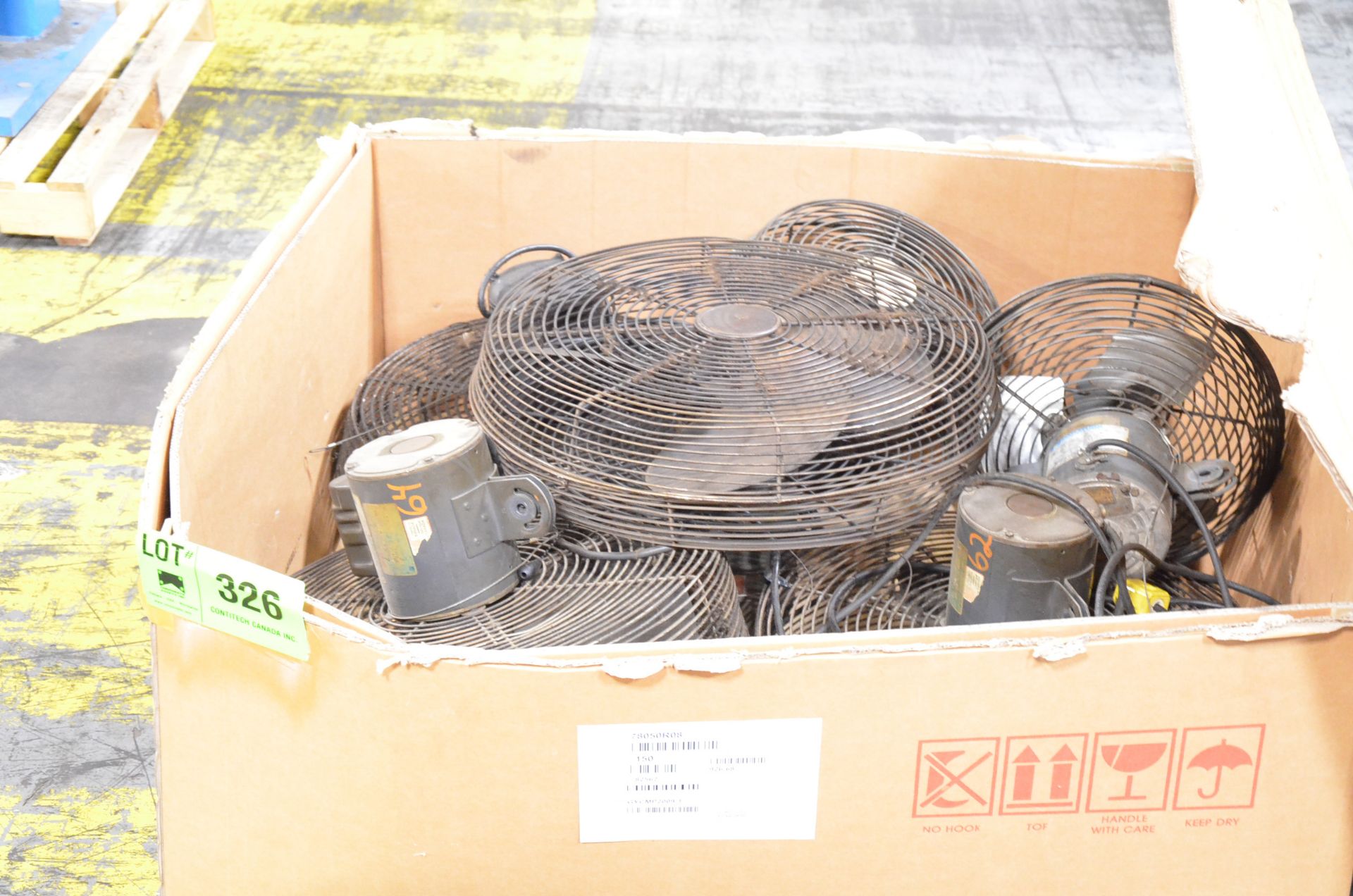 LOT/ SHOP FANS [RIGGING FEE FOR LOT #326 - $25 USD PLUS APPLICABLE TAXES]