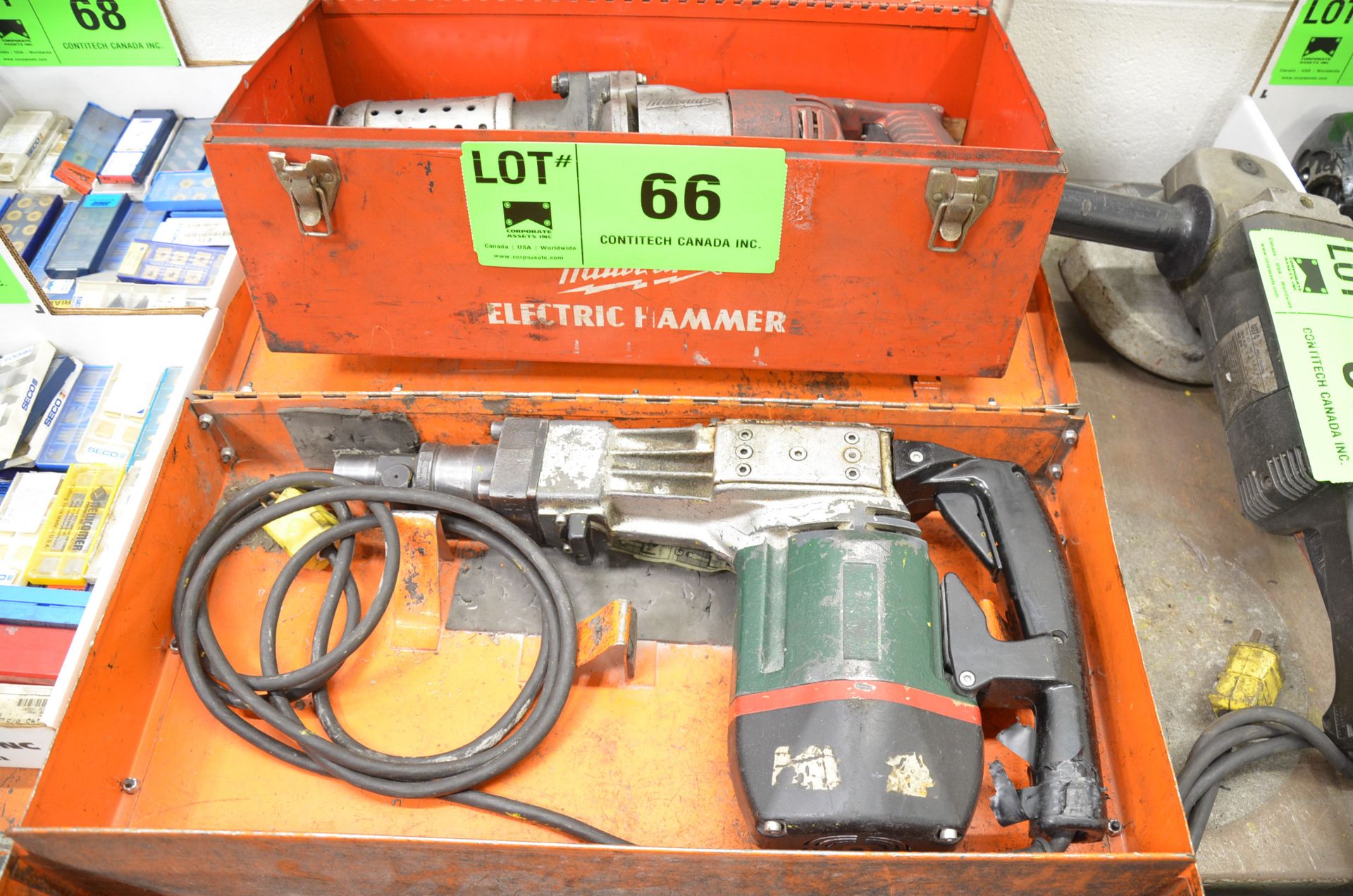 LOT/ (2) HEAVY-DUTY HAMMER DRILLS [RIGGING FEE FOR LOT #66 - $20 USD PLUS APPLICABLE TAXES]