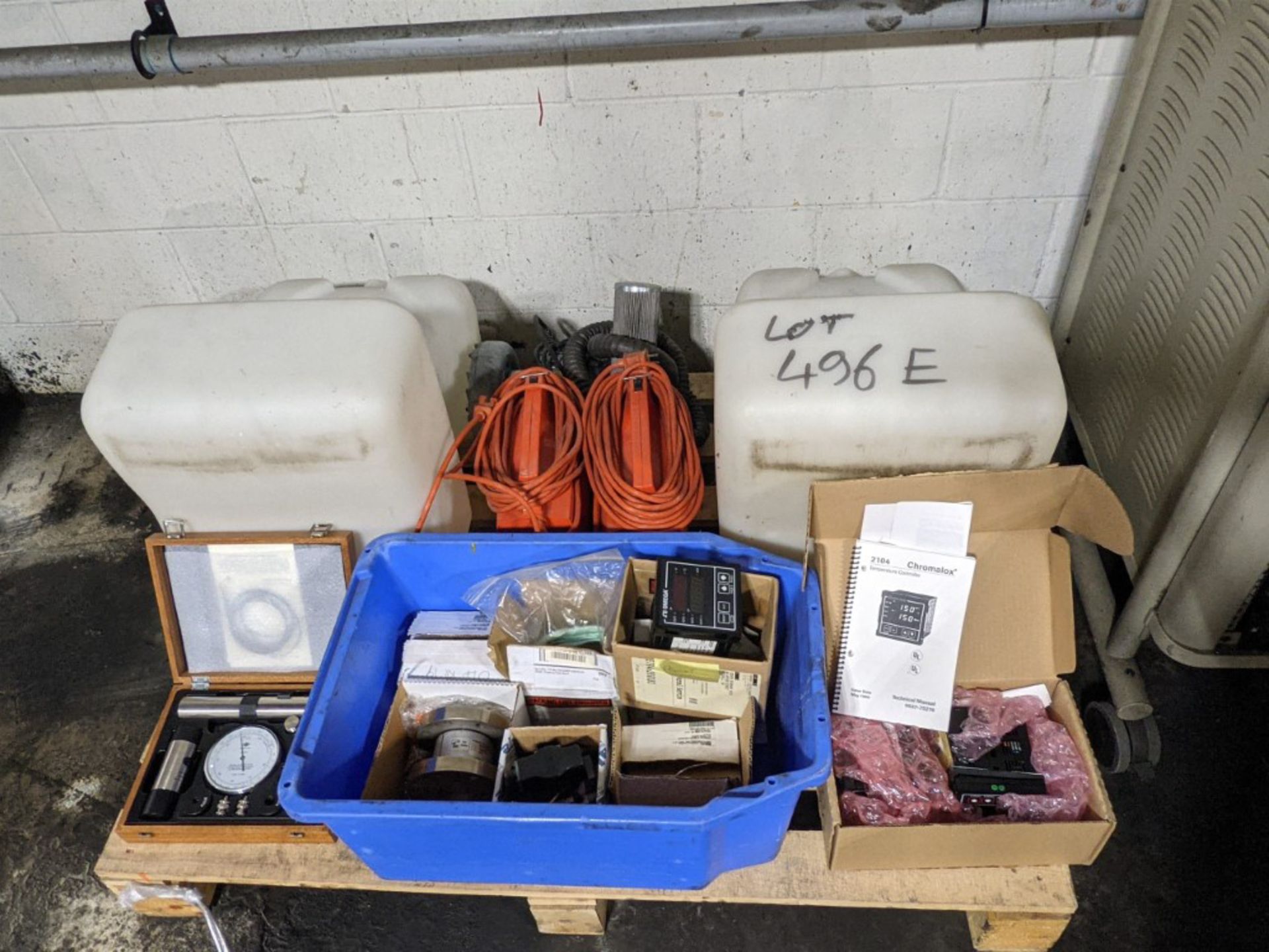 LOT/ TESTERS, (2) POSSIBLE SMOKE MACHINES AND COMPOSITE HOLDING TANKS [RIGGING FEE FOR LOT #496