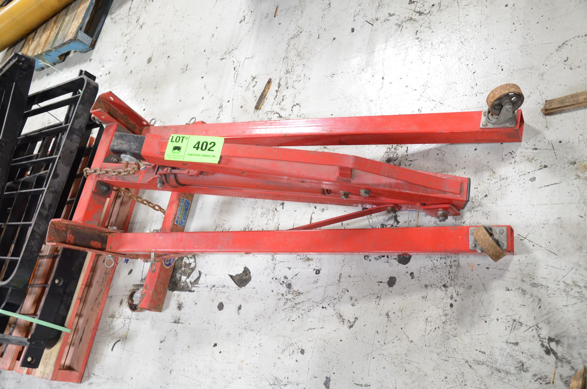 COOPER 2TON CAPACITY FOLDING ENGINE HOIST, S/N N/A [RIGGING FEE FOR LOT #402 - $25 USD PLUS - Image 2 of 2