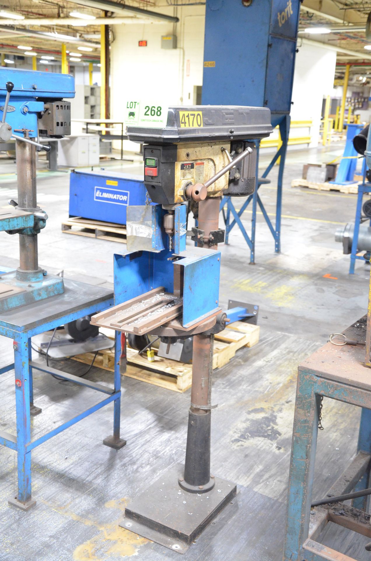 JET JDP-17MF FLOOR-TYPE DRILL PRESS, S/N N/A [RIGGING FEE FOR LOT #268 - $25 USD PLUS APPLICABLE