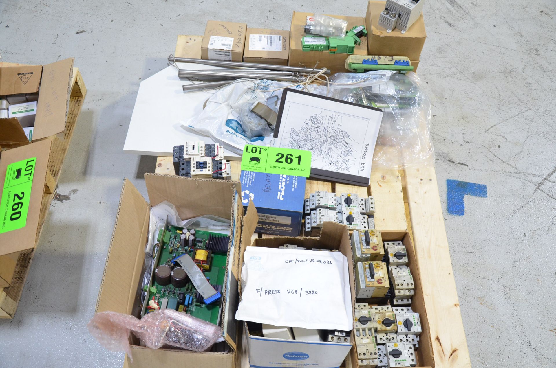 LOT/ ELECTRONIC COMPONENTS [RIGGING FEE FOR LOT #261 - $25 USD PLUS APPLICABLE TAXES]