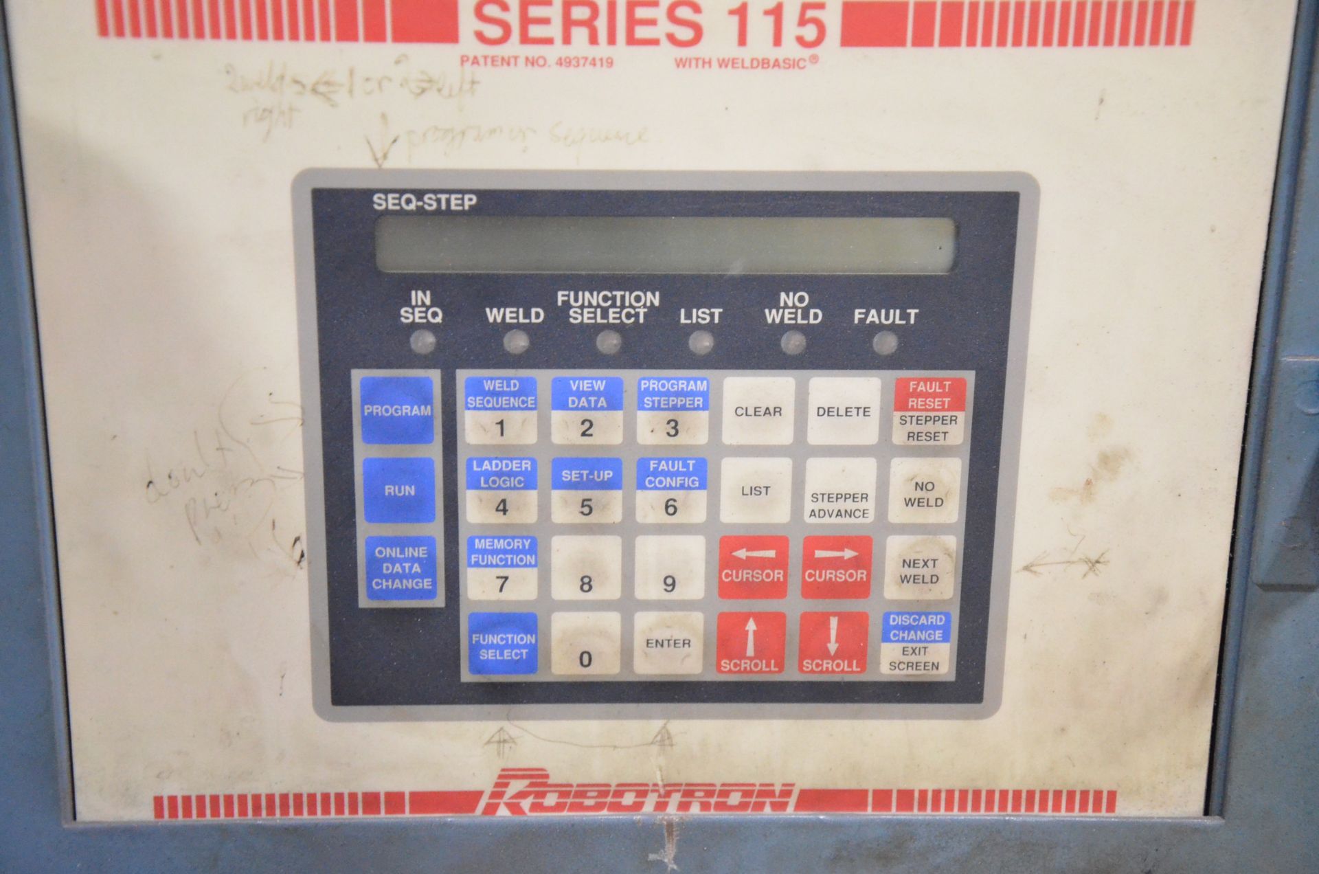 RAINBOW ELECTRONICS 4-GUN ROMAN SPOT WELDING SYSTEM WITH ROBOTRON SERIES 115 DIGITAL - Image 3 of 7