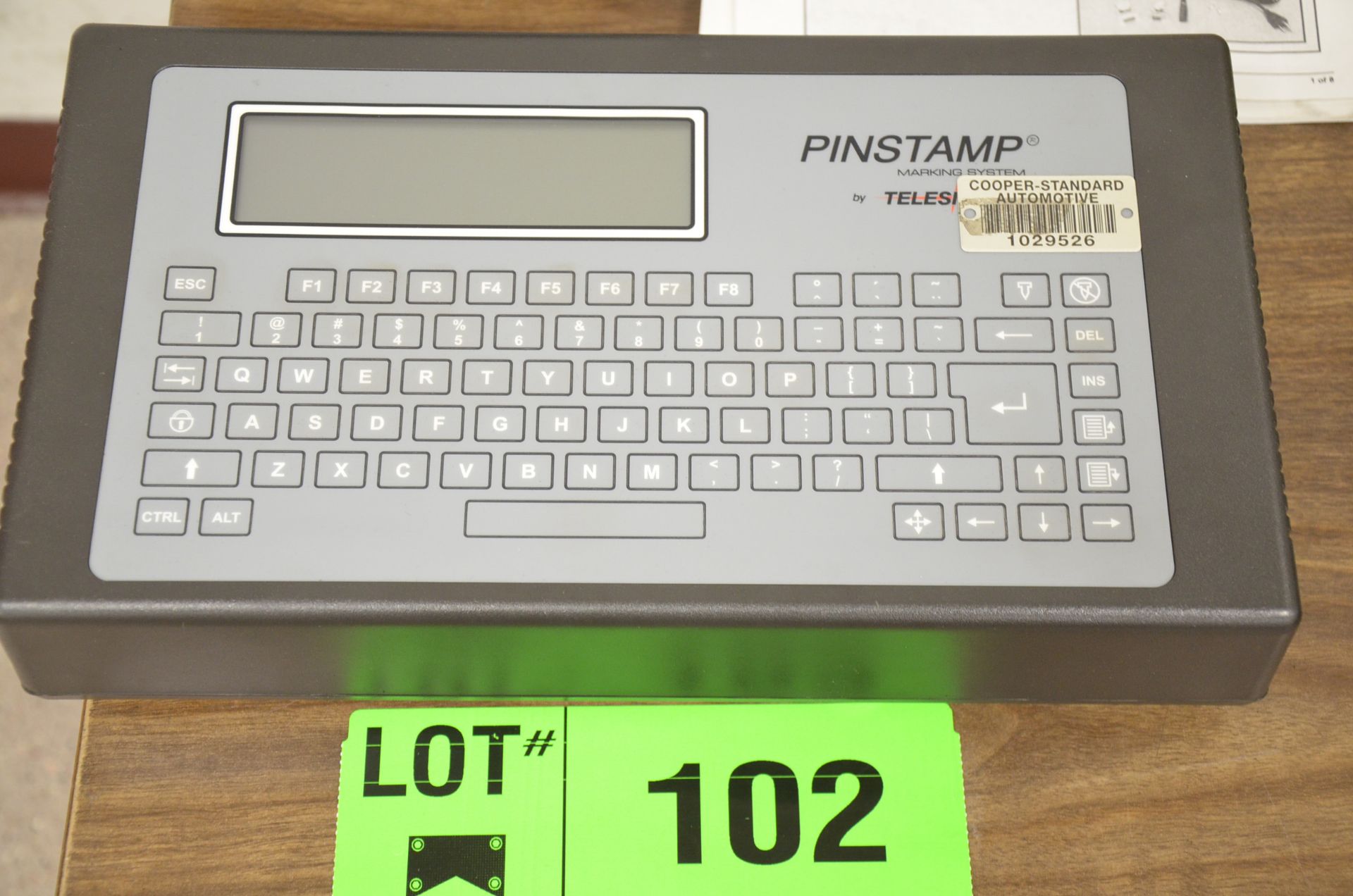 TELESIS TMP4500E/470 PIN STAMP DIGITAL DOT PEEN PARTS MARKING SYSTEM, S/N 1029526 [RIGGING FEE FOR - Image 4 of 5