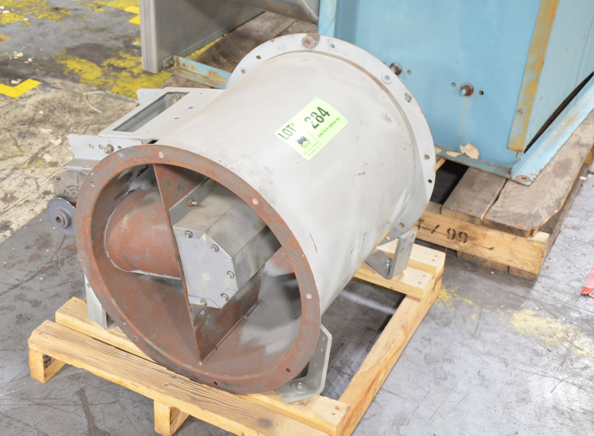 IRUN ROSS AXIAL FAN WITH ELECTRIC MOTOR, S/N N/A [RIGGING FEE FOR LOT #284 - $25 USD PLUS APPLICABLE - Image 2 of 2