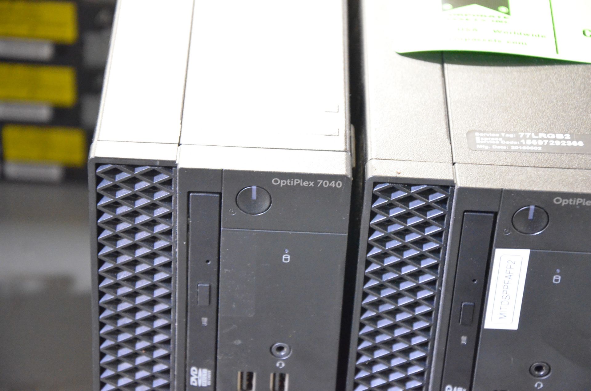 LOT/ (4) DELL OPTIPLEX 7040 CORE I5 DESKTOP PCS [RIGGING FEE FOR LOT #655 - $20 USD PLUS - Image 2 of 6