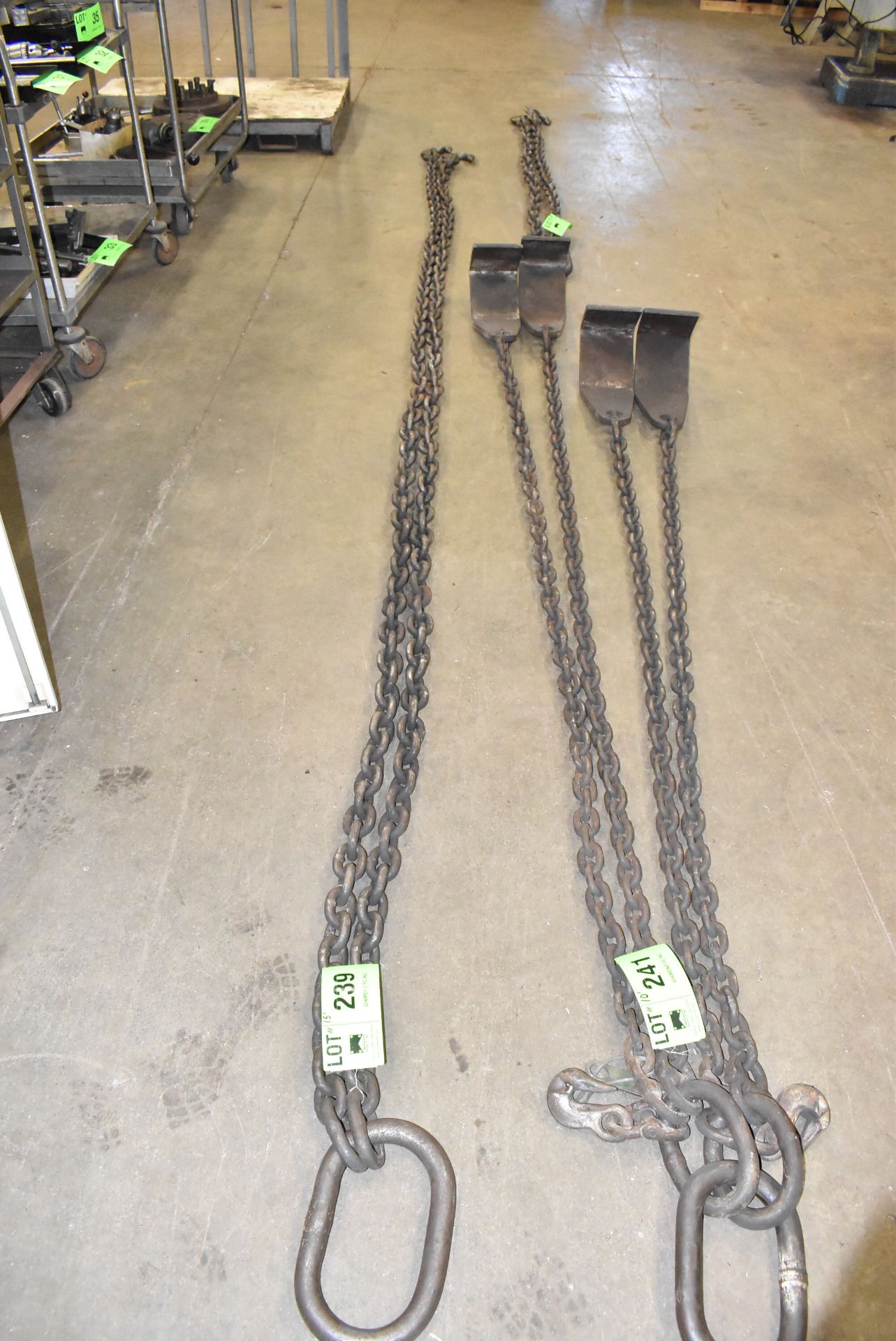 15' 2-POINT LIFTING CHAIN, S/N N/A