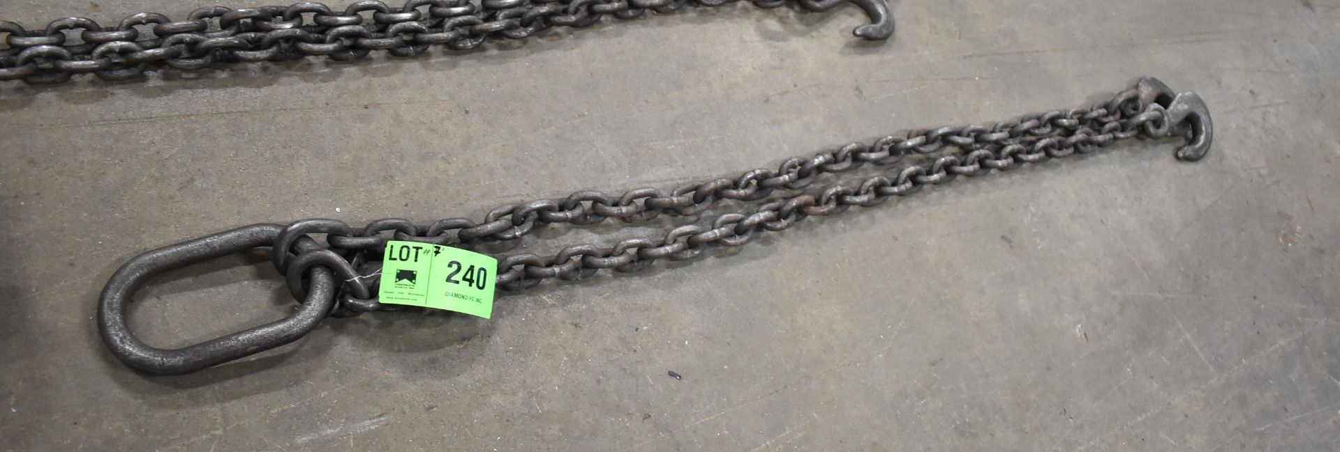 7' 2-POINT LIFTING CHAIN, S/N N/A