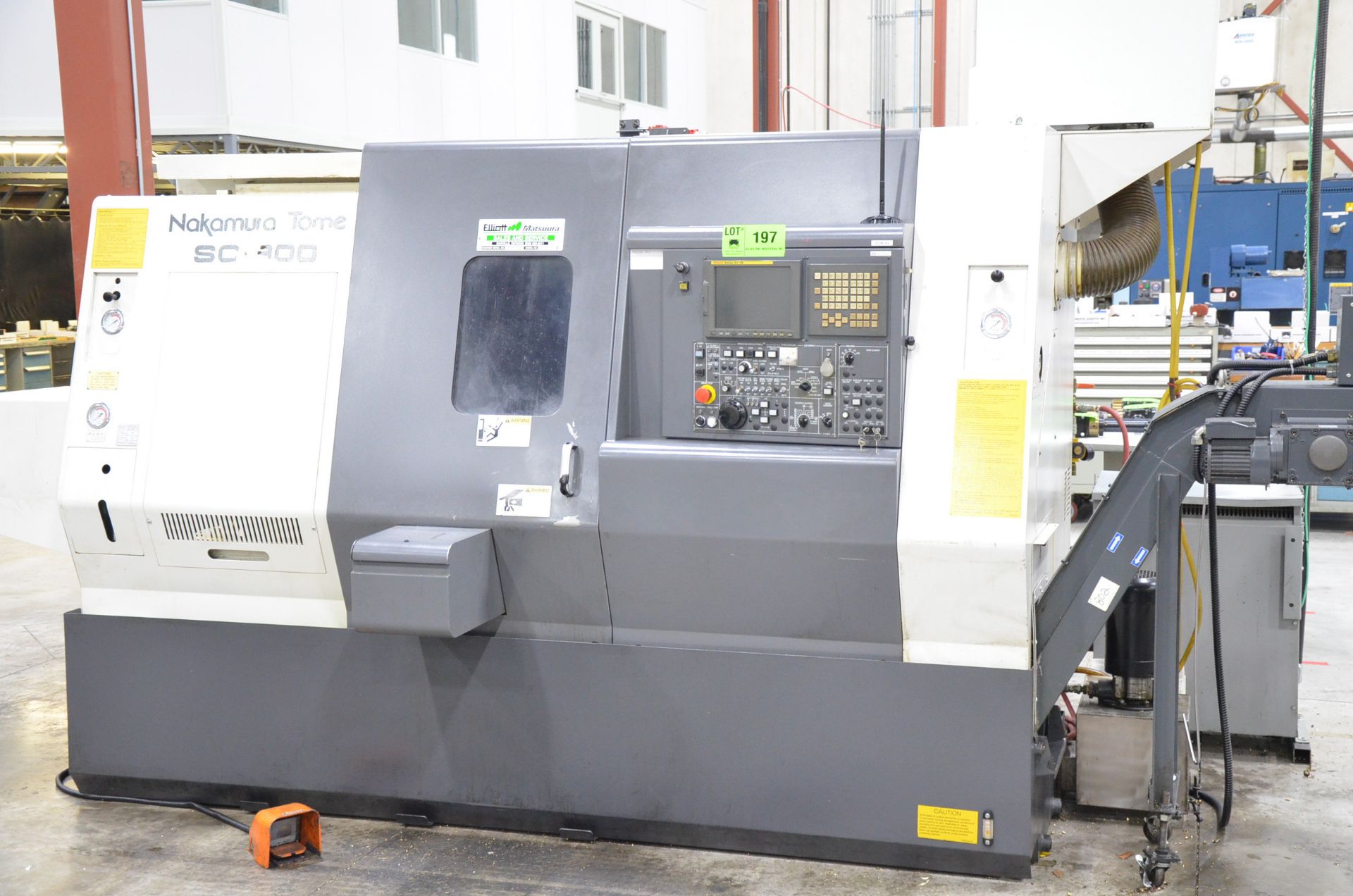 NAKAMURA-TOME SC300 CNC TURNING AND LIVE MILLING CENTER WITH FANUC 21I-TB CNC CONTROL, 22.04" SWING, - Image 15 of 16
