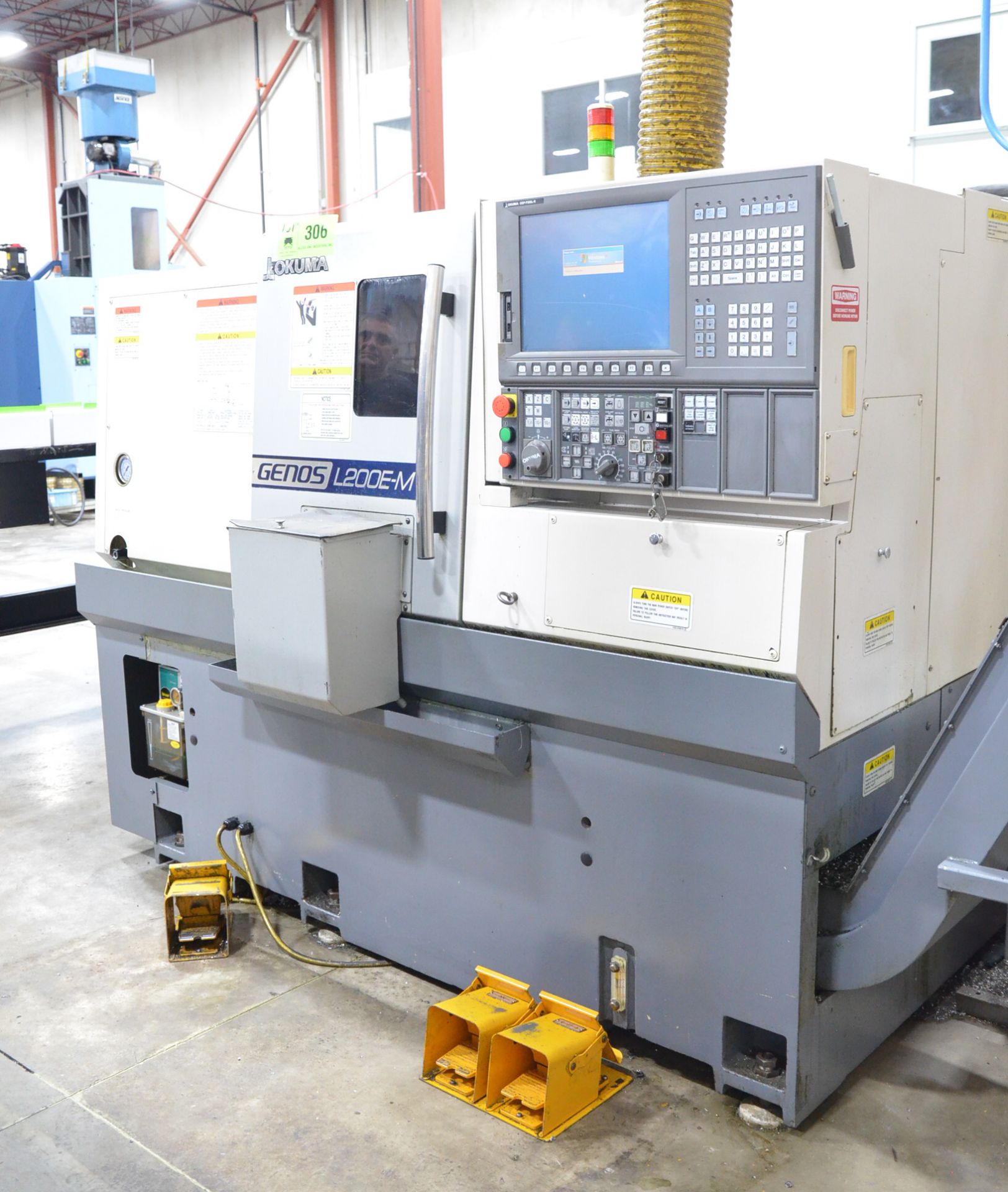 OKUMA (2011) GENOS L200E-M CNC LIVE MILLING AND TURNING CENTER WITH OKUMA OSP-P200L-R CNC CONTROL, - Image 14 of 14