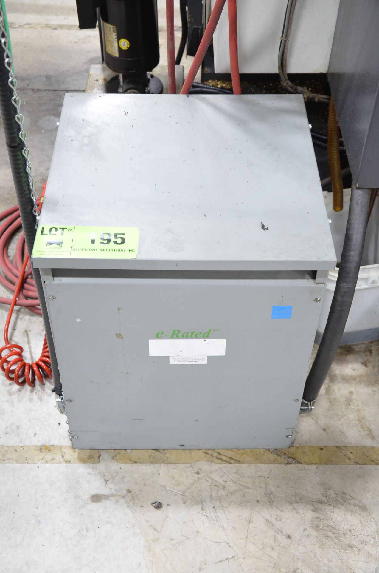 REX 45KVA TRANSFORMER, 600-220-127V/3PH/60HZ, S/N C 63991-3 (CI) [RIGGING FEE FOR LOT #195 - $50 CDN