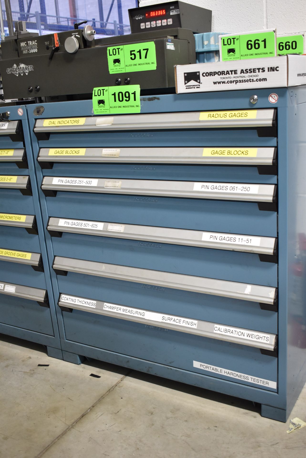 ROUSSEAU 6-DRAWER TOOL CABINET, S/N N/A (NO CONTENTS, DELAYED DELIVERY)