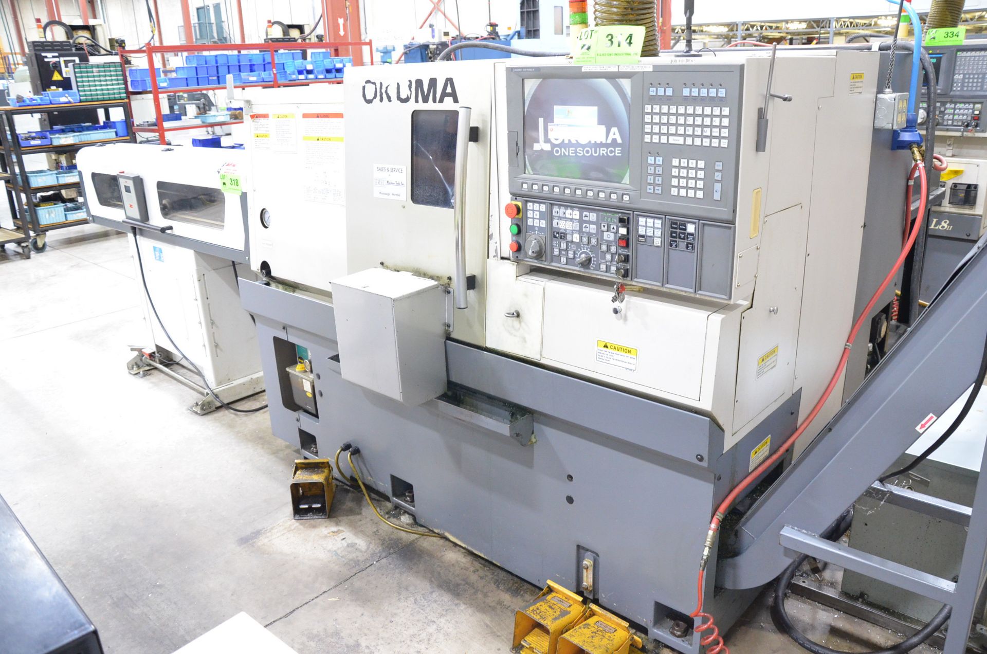 OKUMA (2008) ES-L8II-M CNC TURNING AND LIVE MILLING CENTER WITH OKUMA OSP-P200L-R CNC CONTROL, 17. - Image 13 of 13