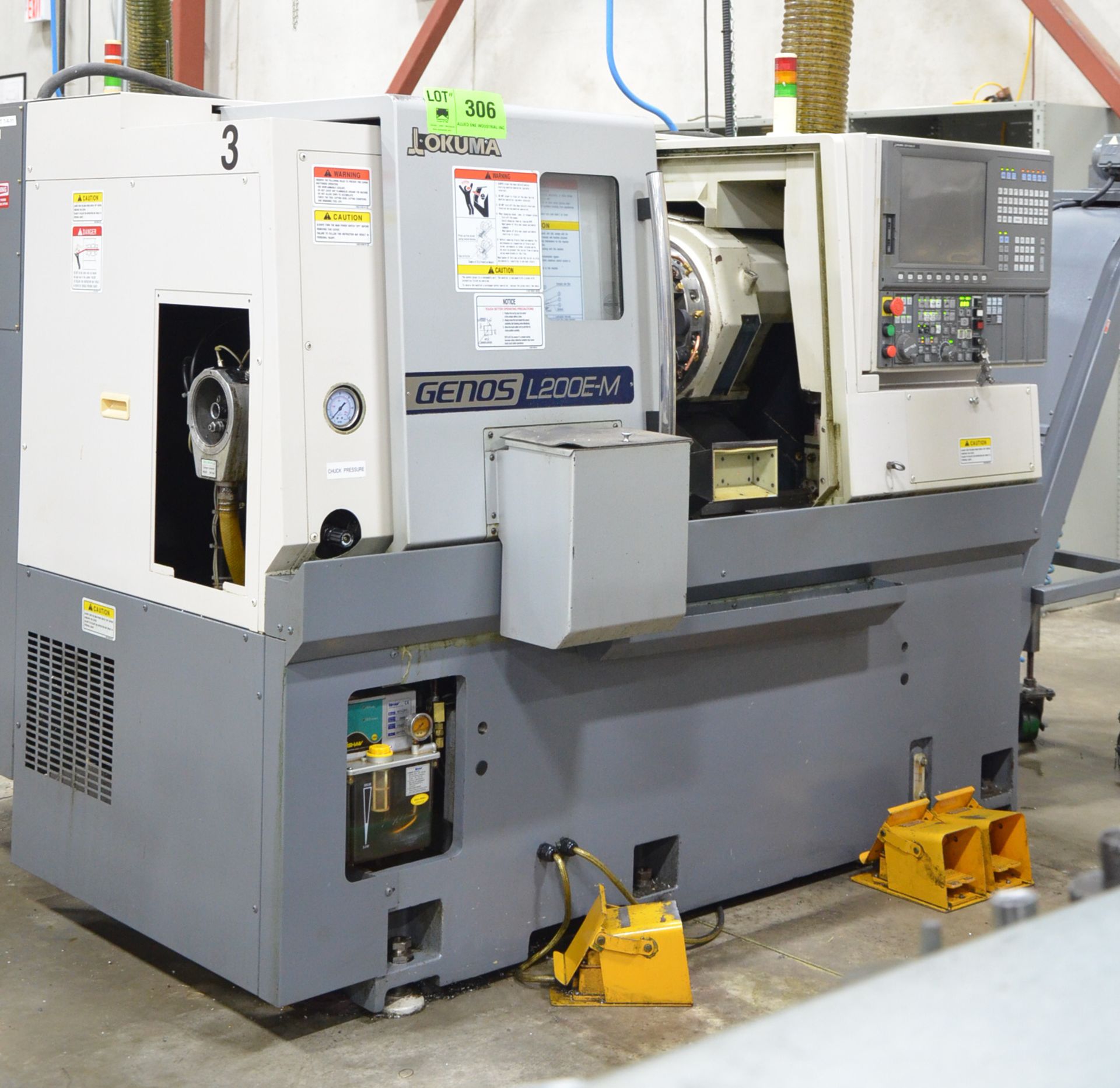 OKUMA (2011) GENOS L200E-M CNC LIVE MILLING AND TURNING CENTER WITH OKUMA OSP-P200L-R CNC CONTROL,