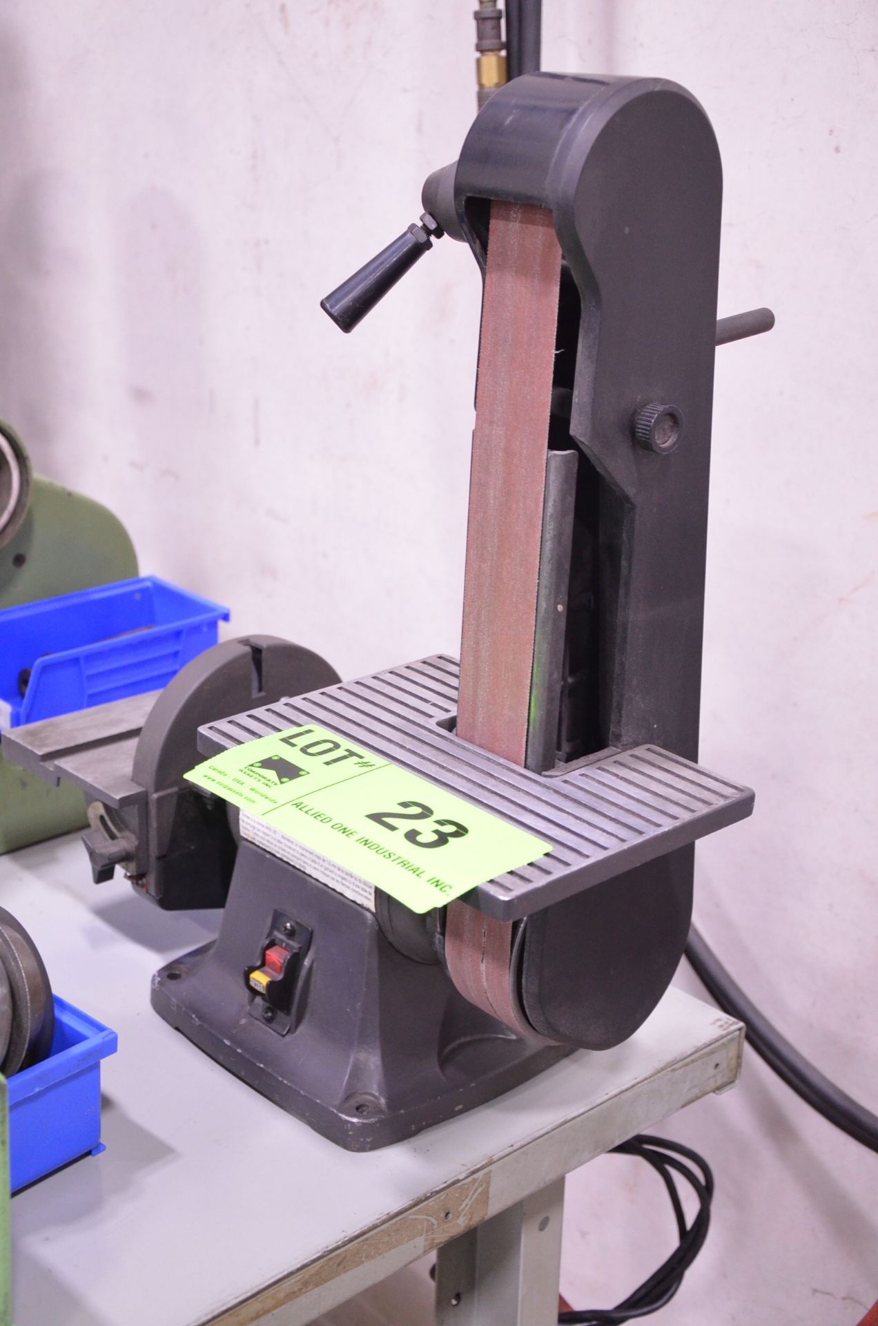 PALMGREEN 81061B BENCH TYPE COMBINATION 2" BELT, 6" DISC SANDER WITH 1/3 HP, 120V/1PH/60HZ, S/N - Image 2 of 2