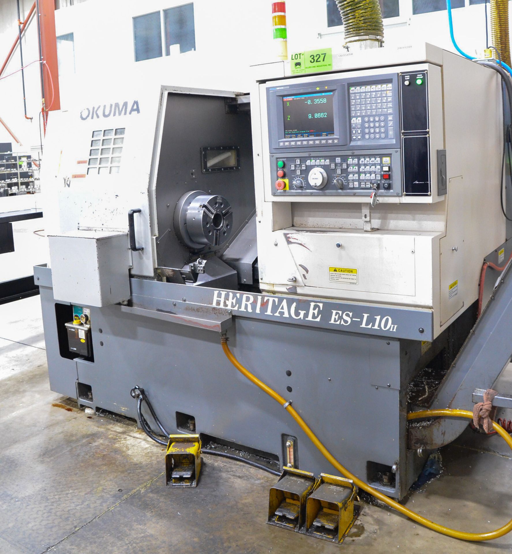 OKUMA (2006) HERITAGE ES-L10II CNC TURNING CENTER WITH OKUMA OSP-U10L CNC CONTROL, 20.47" SWING, - Image 2 of 13