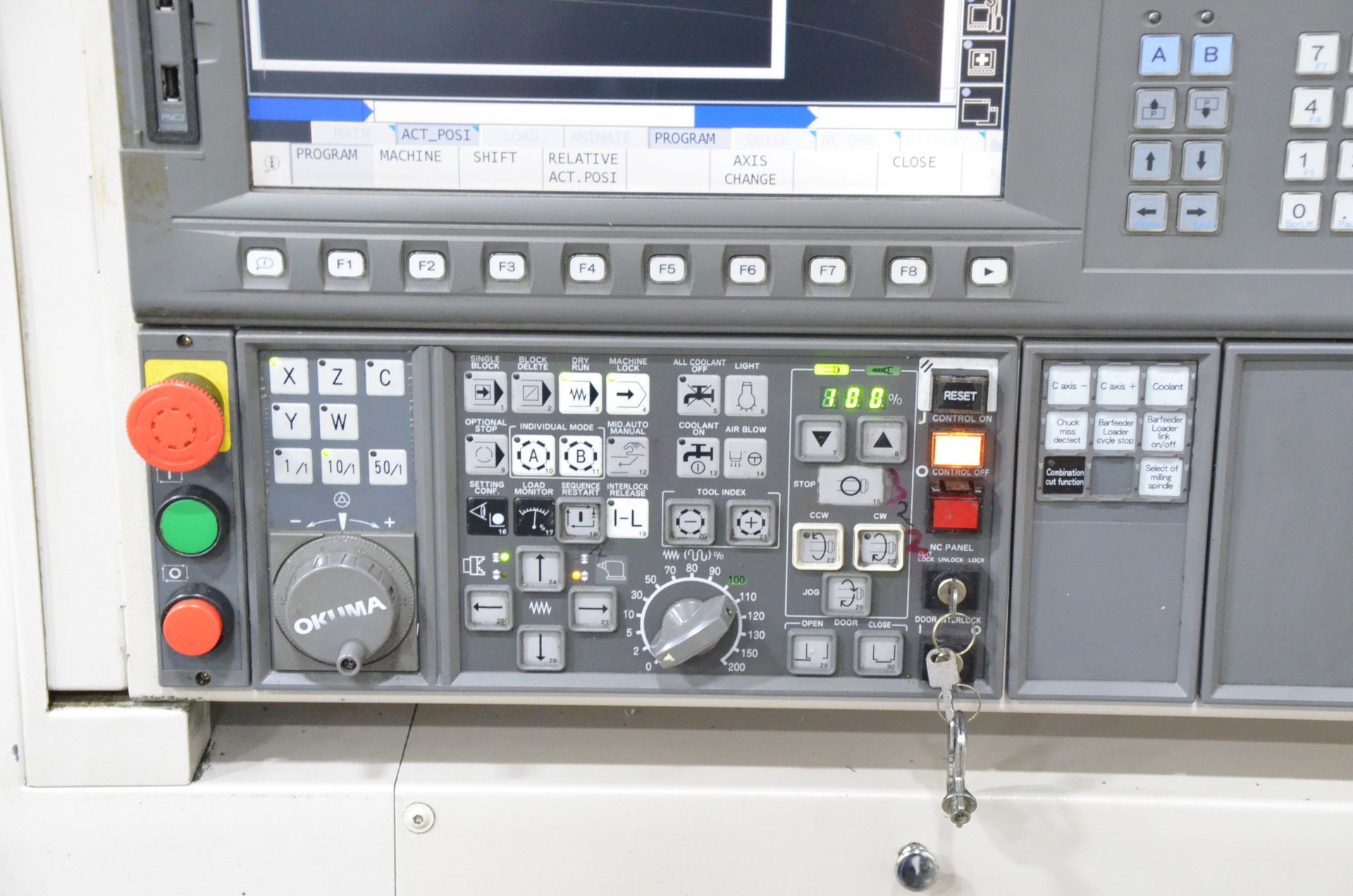 OKUMA (2011) GENOS L200E-M CNC LIVE MILLING AND TURNING CENTER WITH OKUMA OSP-P200L-R CNC CONTROL, - Image 10 of 14