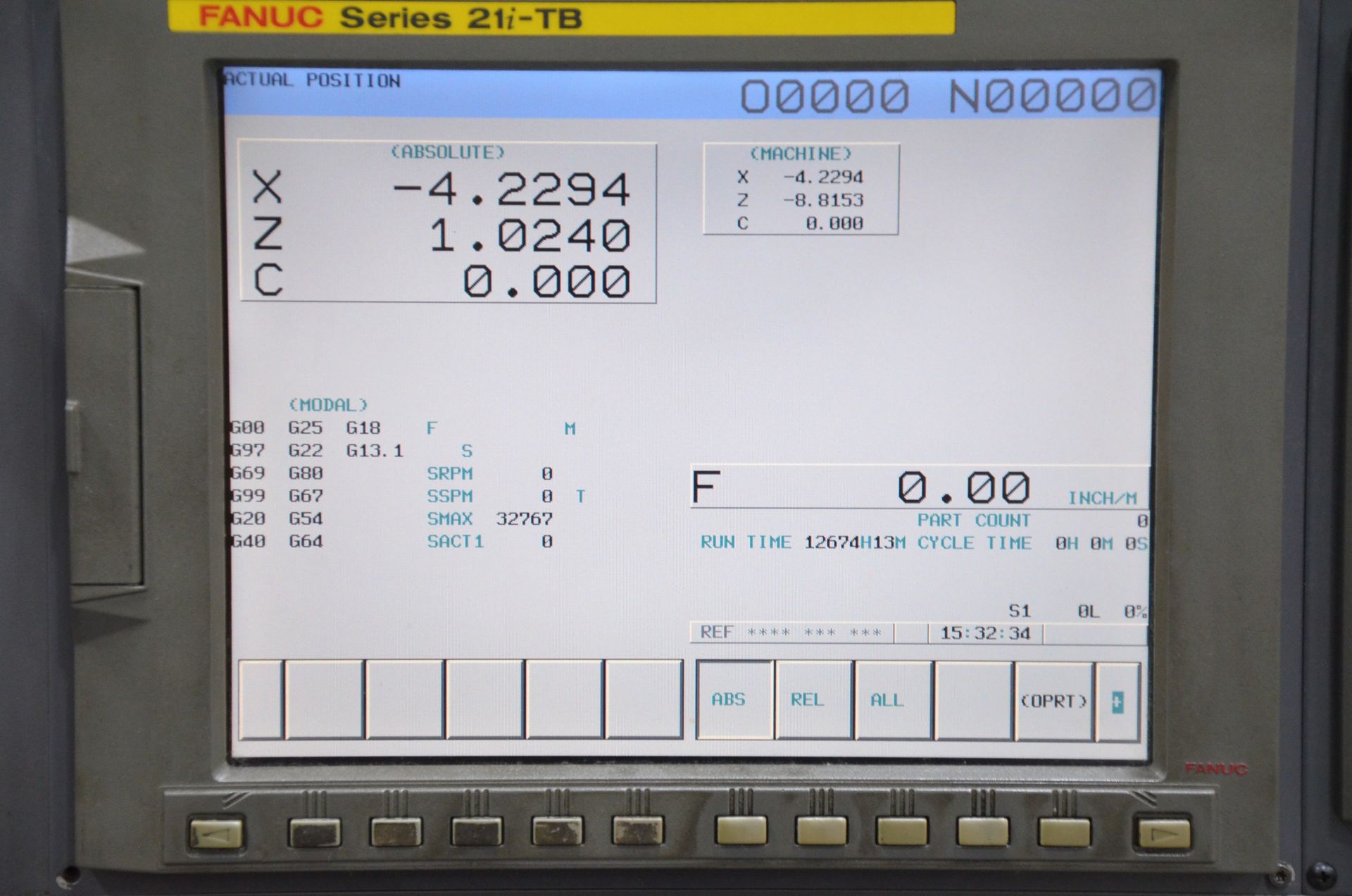 NAKAMURA-TOME SC300 CNC TURNING AND LIVE MILLING CENTER WITH FANUC 21I-TB CNC CONTROL, 22.04" SWING, - Image 13 of 16