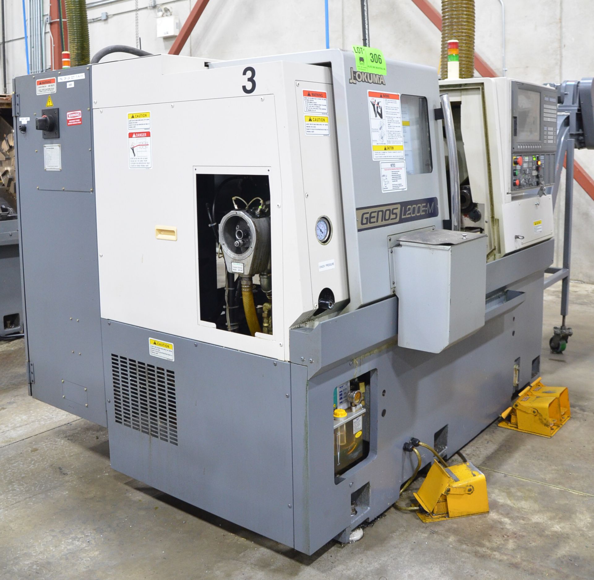 OKUMA (2011) GENOS L200E-M CNC LIVE MILLING AND TURNING CENTER WITH OKUMA OSP-P200L-R CNC CONTROL, - Image 7 of 14