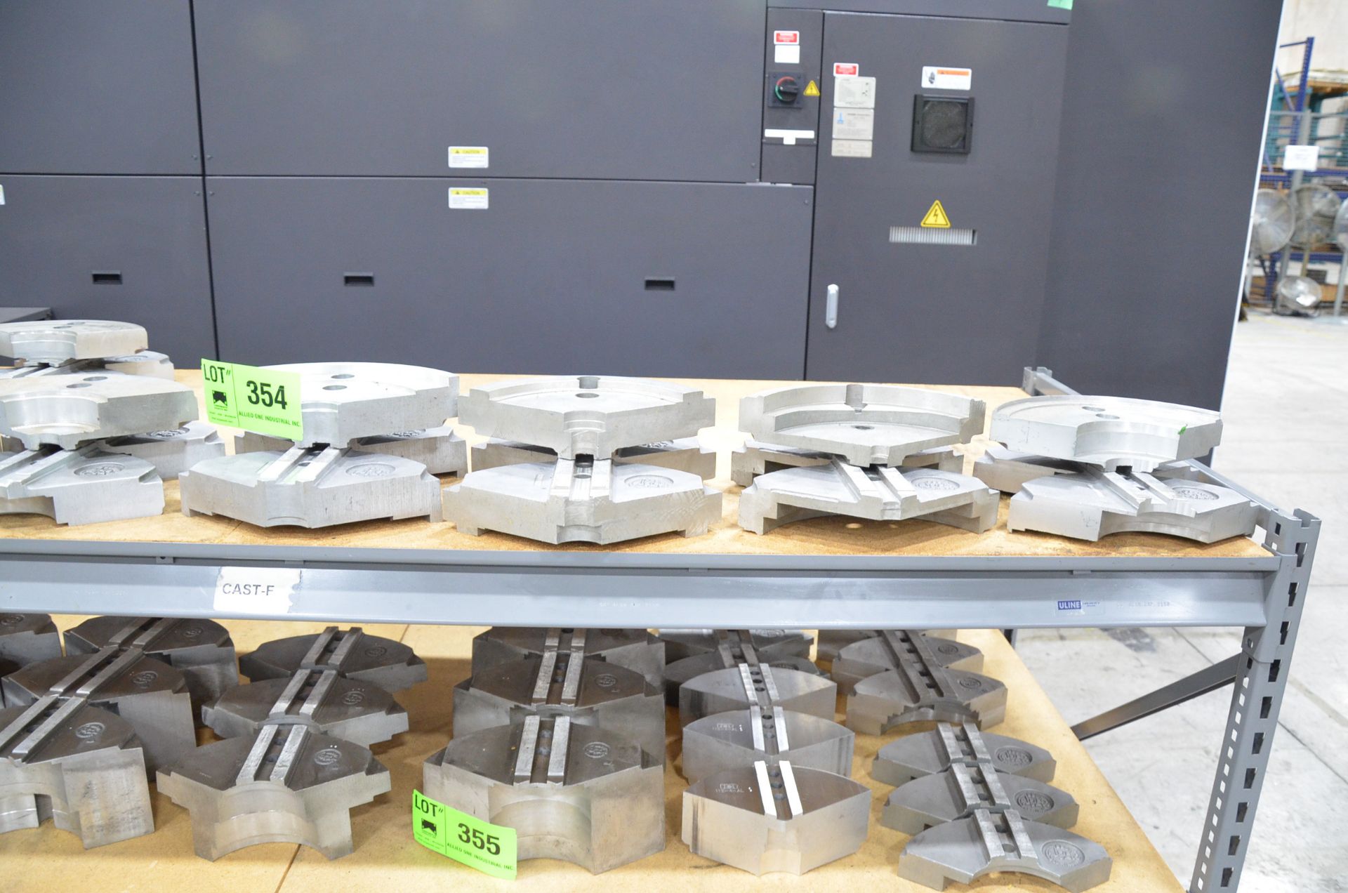 LOT/ CONTENTS OF SHELF CONSISTING OF ALUMINUM SOFT JAWS - Image 4 of 4