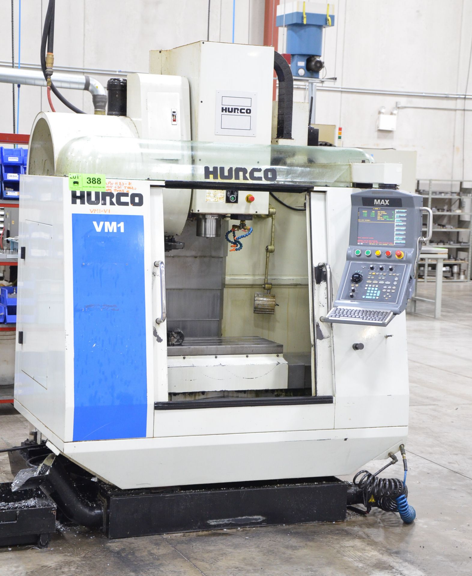HURCO (2006) VM1 CNC VERTICAL MACHINING CENTER WITH HURCO MAX CNC CONTROL, 14" X 30" TABLE WITH
