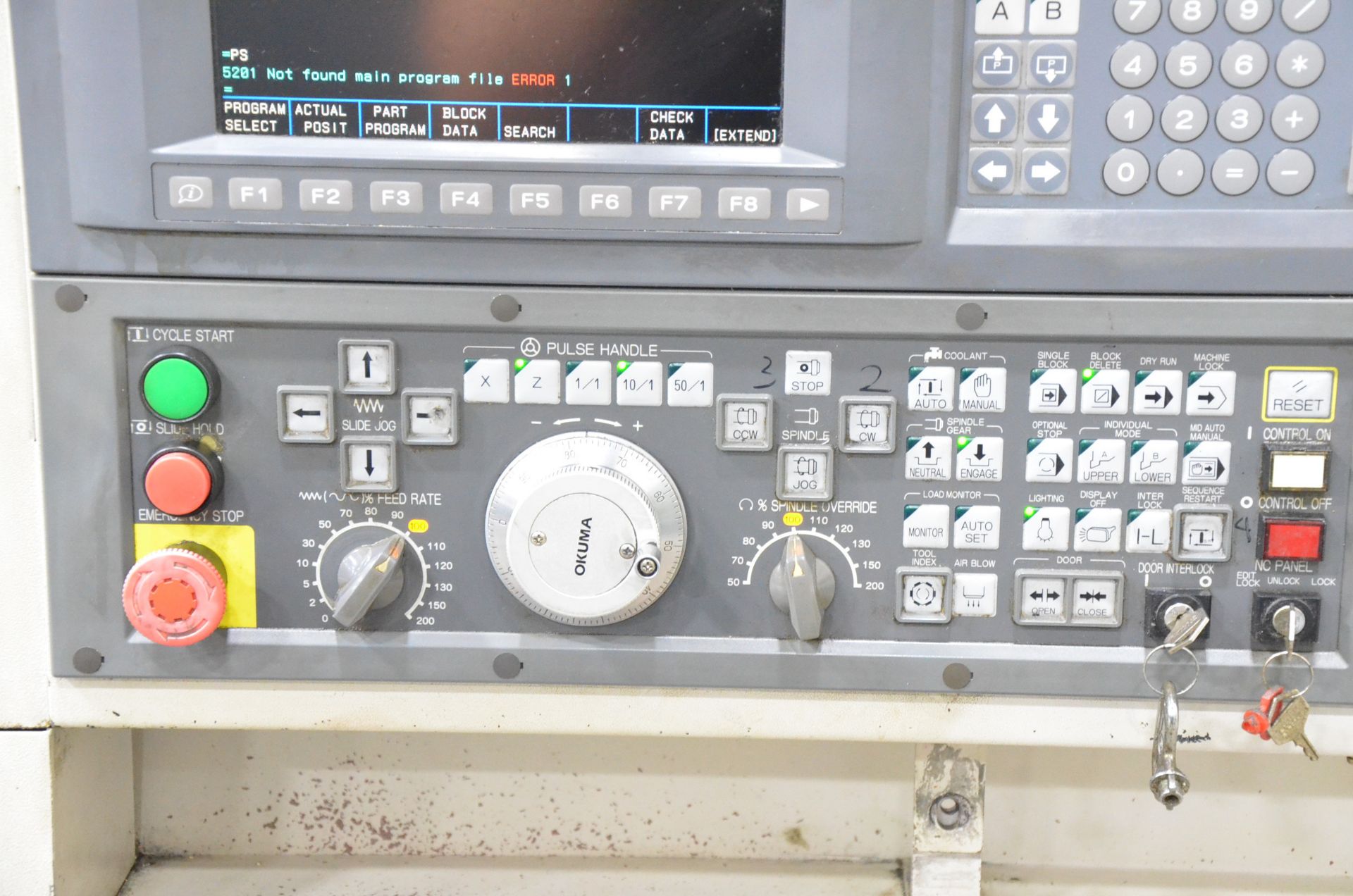 OKUMA (2006) ES-L8II CNC TURNING CENTER WITH OKUMA OSP-U10L CNC CONTROL, 17.72" SWING, 10.63" MAX - Image 9 of 13