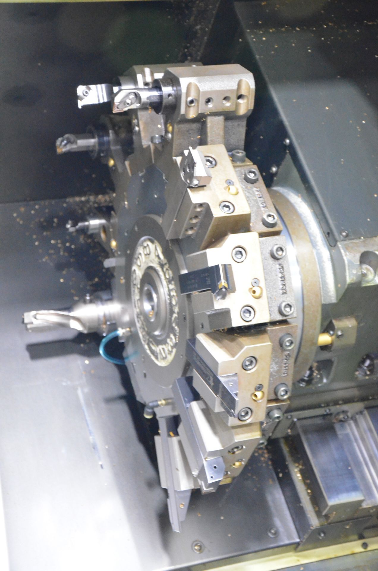 NAKAMURA-TOME SC300 CNC TURNING AND LIVE MILLING CENTER WITH FANUC 21I-TB CNC CONTROL, 22.04" SWING, - Image 13 of 16