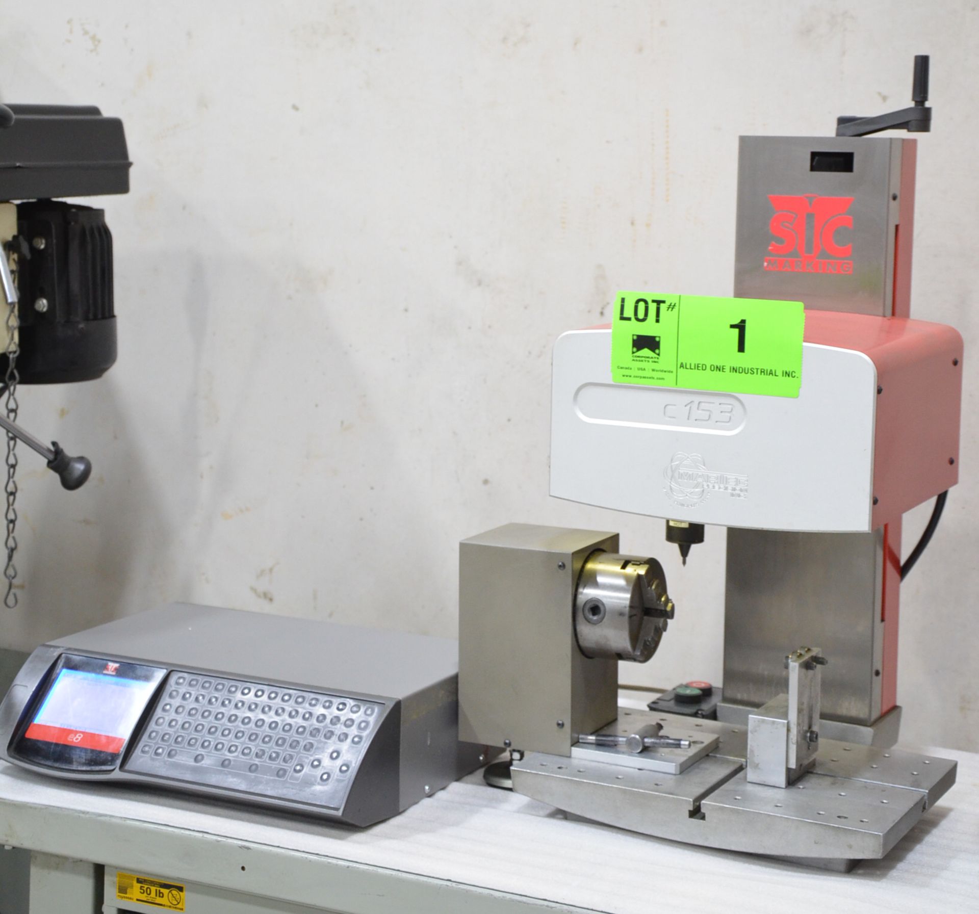 SIC (2011) E8C153 DOT PEEN TYPE PARTS MARKING SYSTEM WITH SIC E8 DIGITAL PROGRAMMABLE CONTROL, SIC - Image 2 of 6