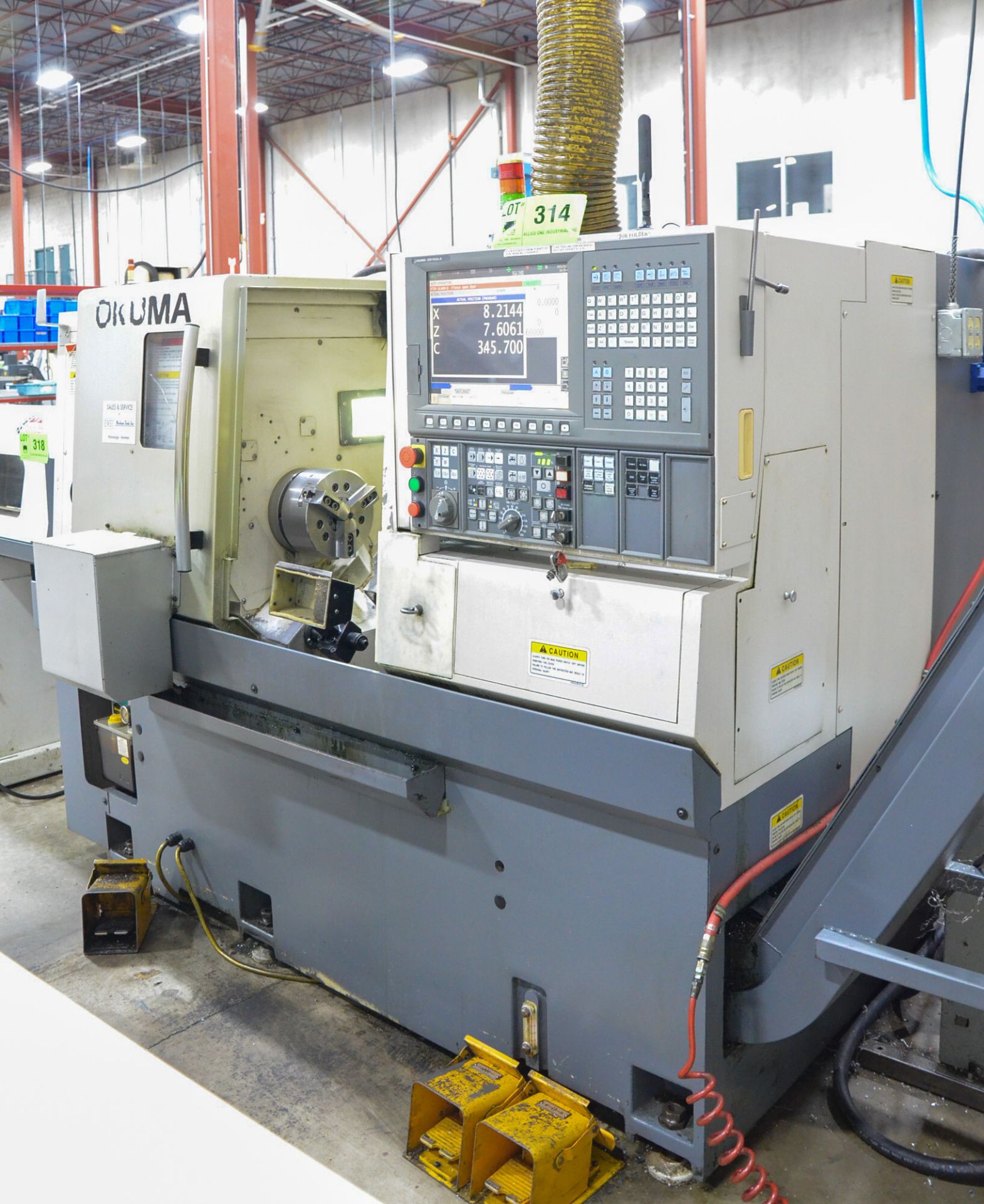 OKUMA (2008) ES-L8II-M CNC TURNING AND LIVE MILLING CENTER WITH OKUMA OSP-P200L-R CNC CONTROL, 17. - Image 2 of 13