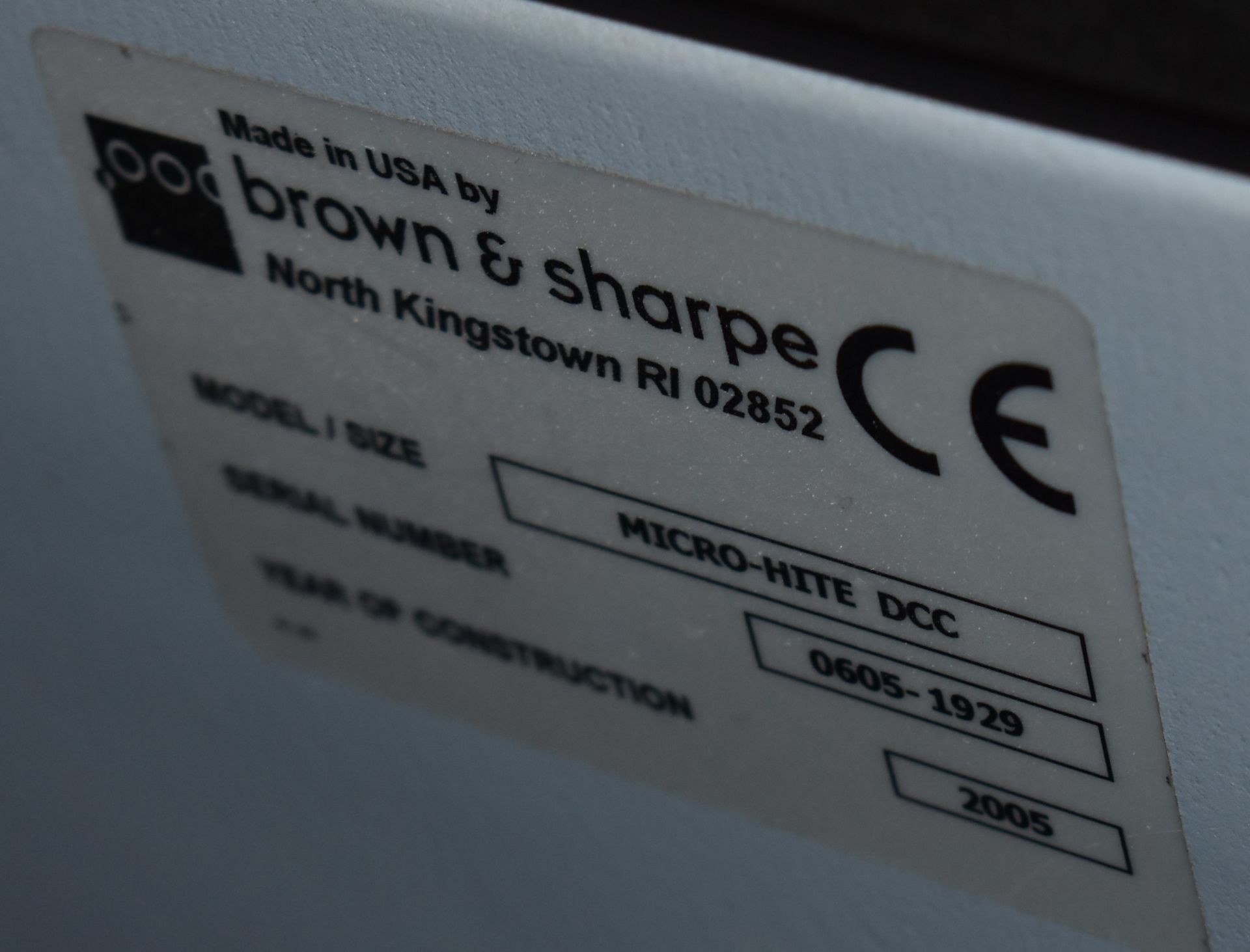 BROWN & SHARPE MICRO-HITE DCC COORDINATE MEASURING MACHINE WITH PC-DMIS PRO 3.7 WINDOWS PC BASED - Image 10 of 12