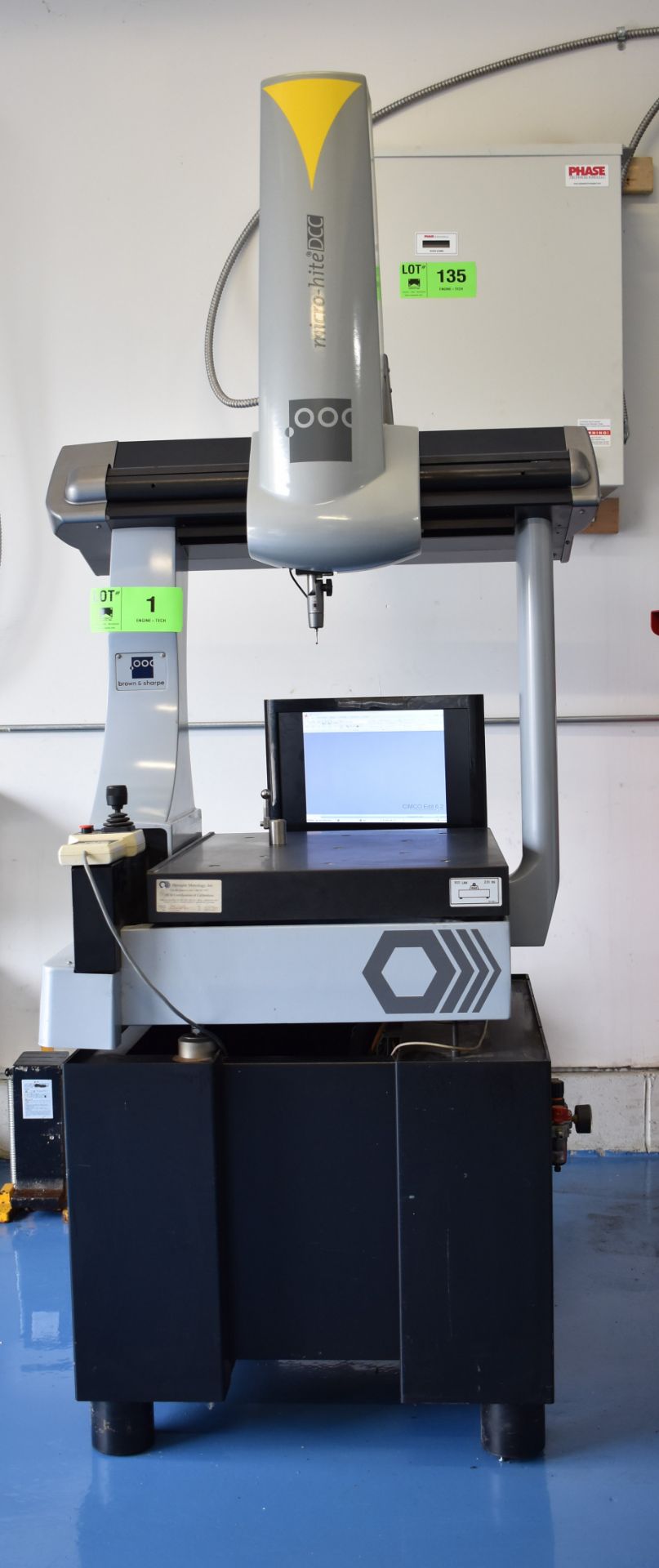 BROWN & SHARPE MICRO-HITE DCC COORDINATE MEASURING MACHINE WITH PC-DMIS PRO 3.7 WINDOWS PC BASED