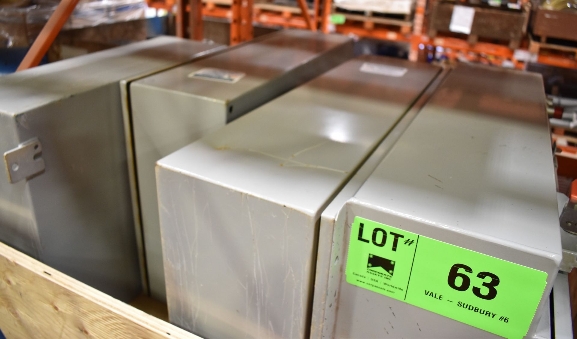 LOT/ CRATE OF ELECTRICAL ENCLOSURE CABINETS (CMD WAREHOUSE - 08020302) - Image 2 of 2