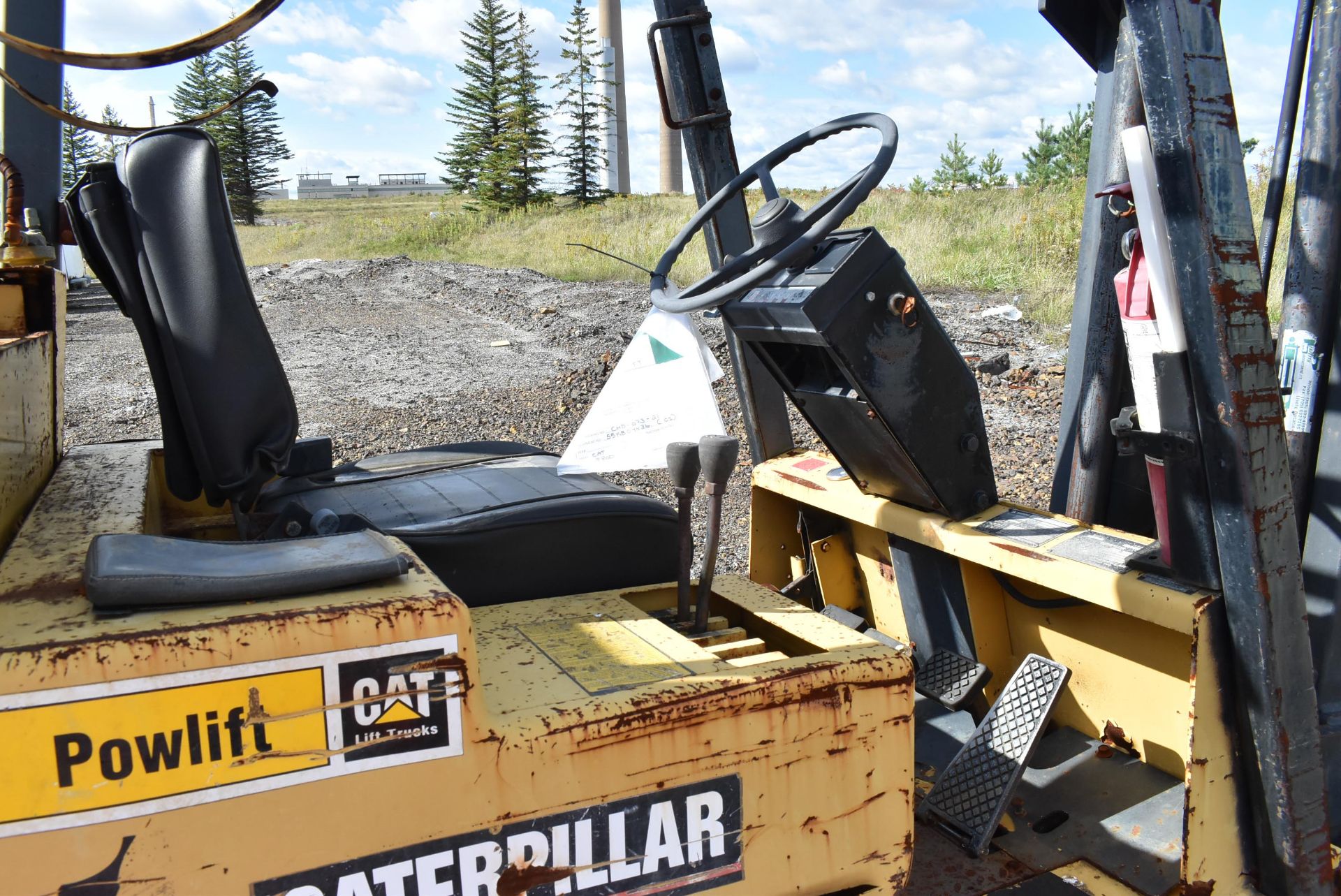 CATERPILLAR T80D STR 8000 LB. CAPACITY LPG FORKLIFT WITH 117" MAX. LIFT HEIGHT, S/N: N/A (NOT IN - Image 3 of 3