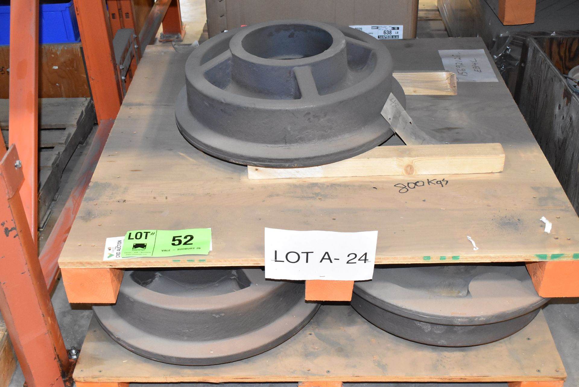 LOT/ 20" TRACK CART WHEELS (CMD WAREHOUSE - 13050102)