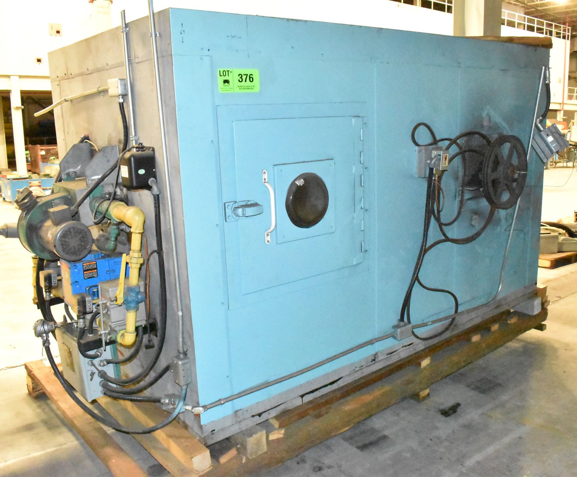 MFG. UNKNOWN HEAT TREAT OVEN WITH ECLIPSE 1,000,000 BTUH NATURAL GAS BURNER, S/N: N/A (CI)